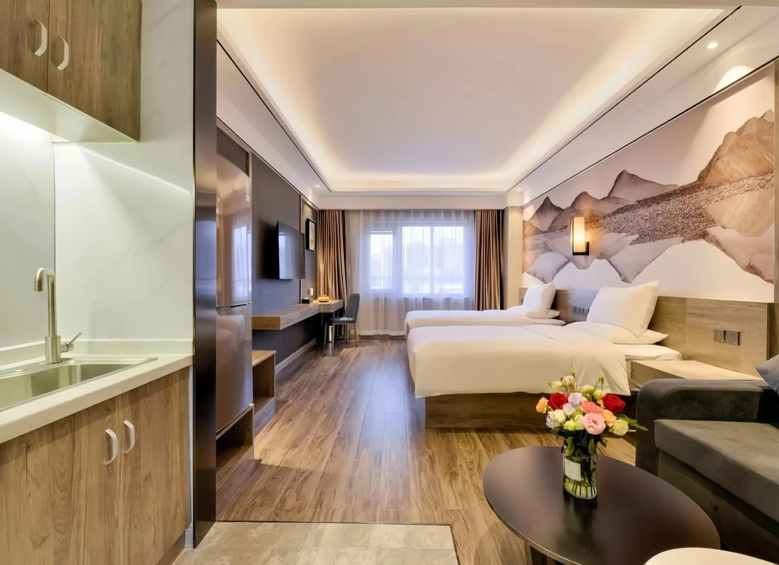 Photo of the whole room, Bed in Mercure Taiyuan Changfeng Street