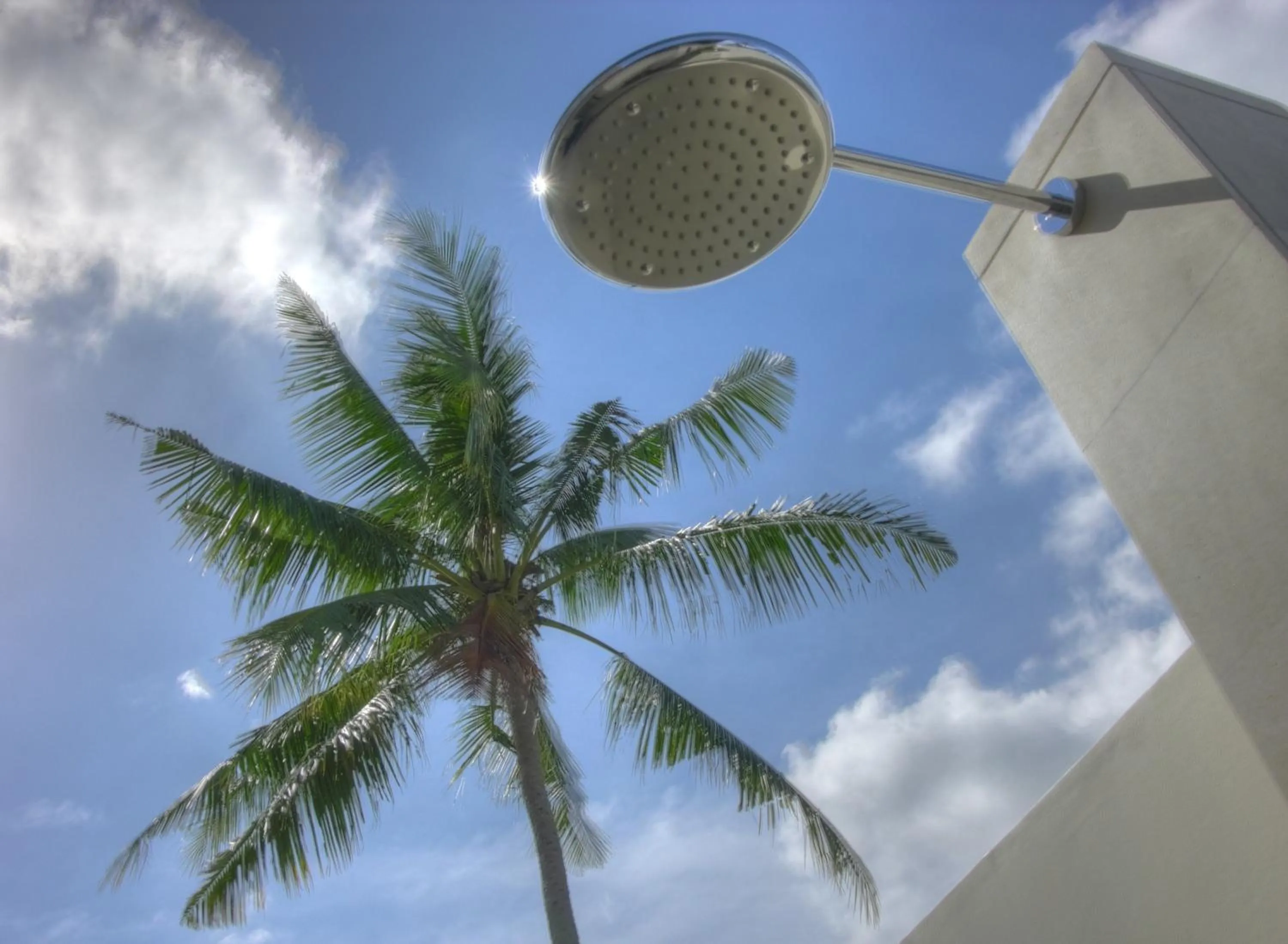 Shower in Villa Sabandari