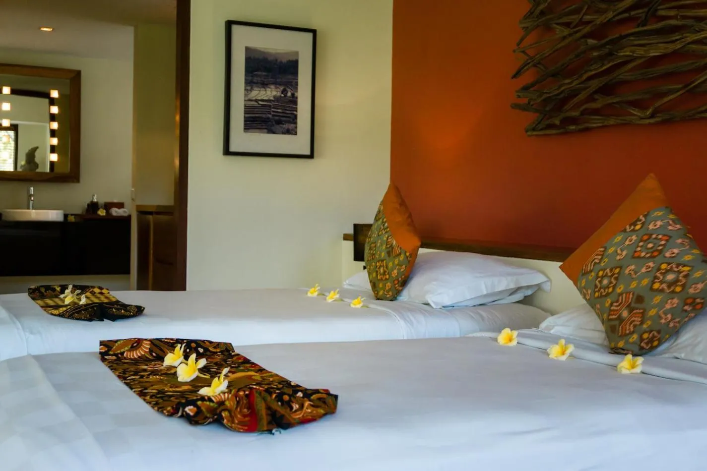 Bed in Villa Sabandari