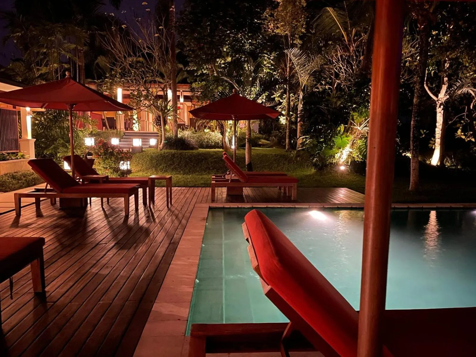 Garden view in Villa Sabandari