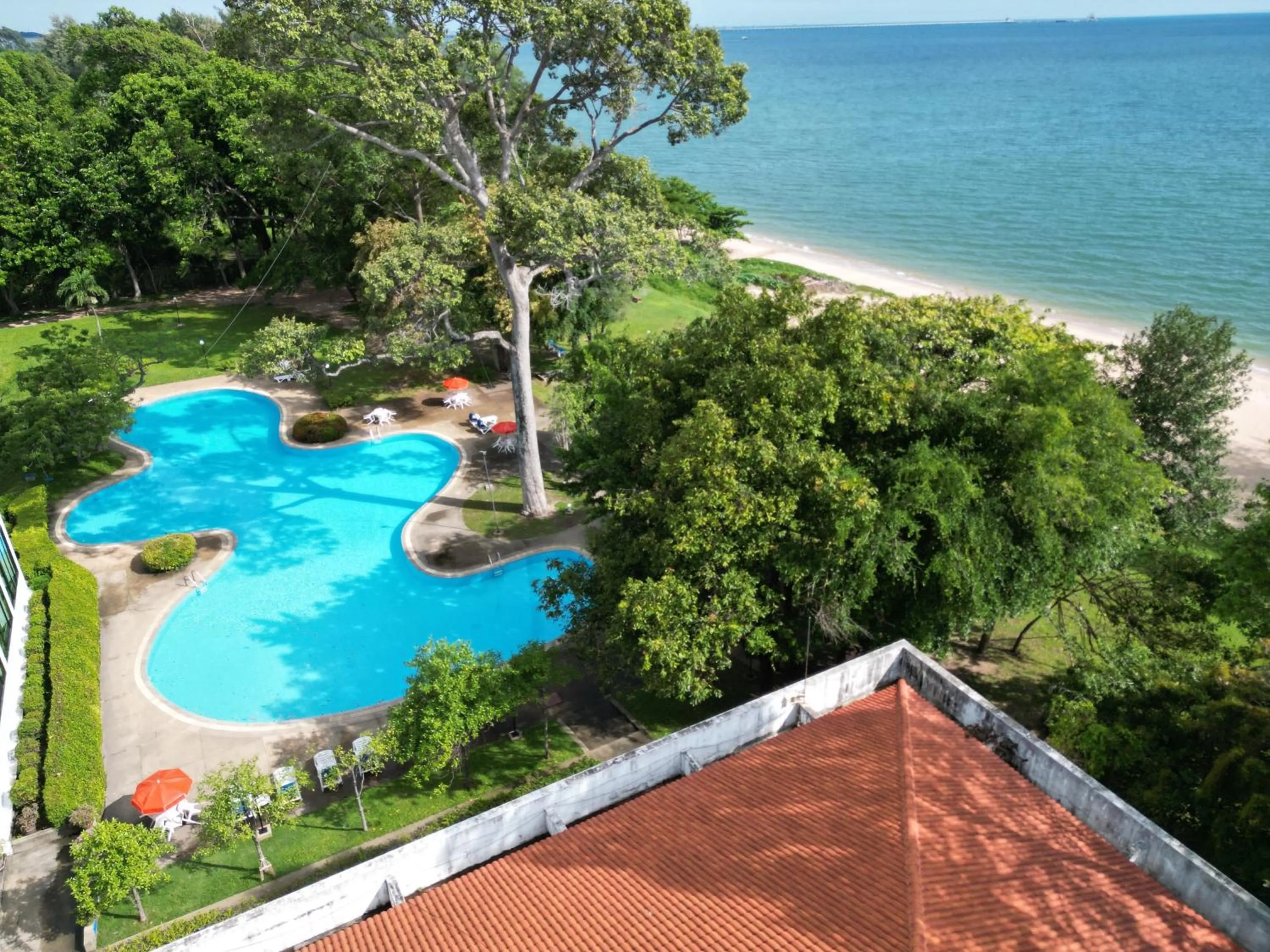 Pool view in Purimas Beach Hotel & Spa