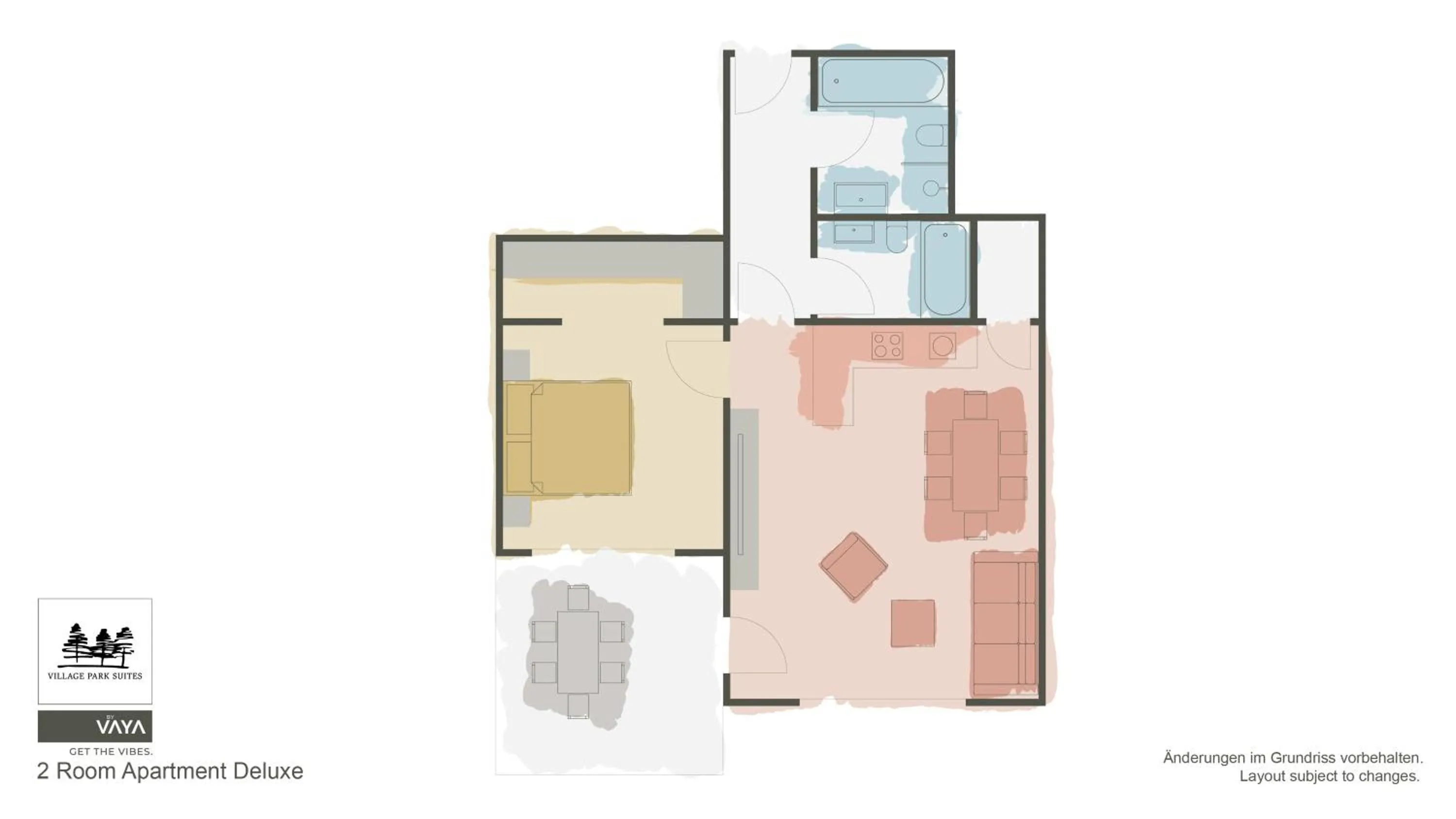Floor plan in Village Park Suites