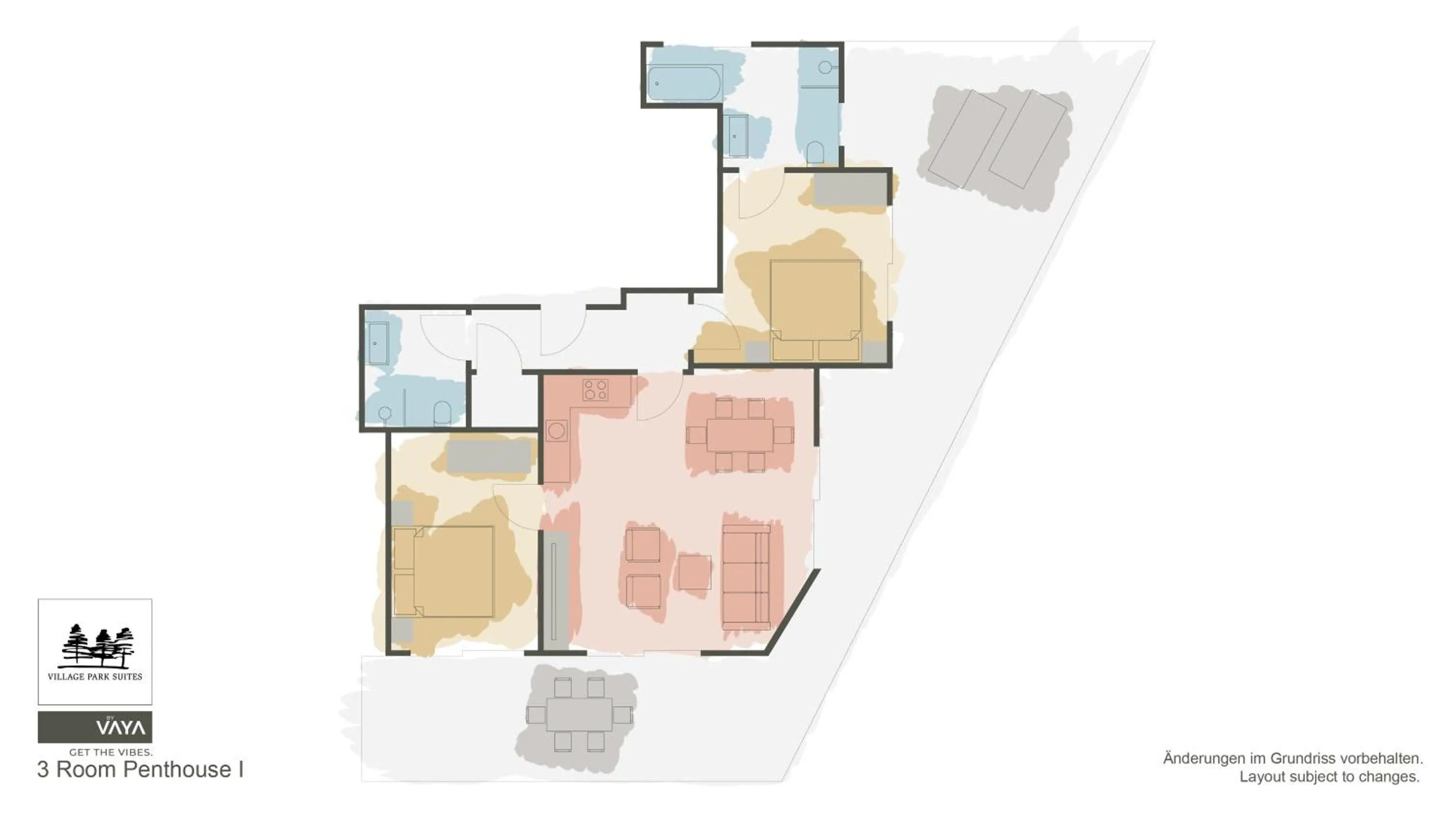 Floor plan in Village Park Suites