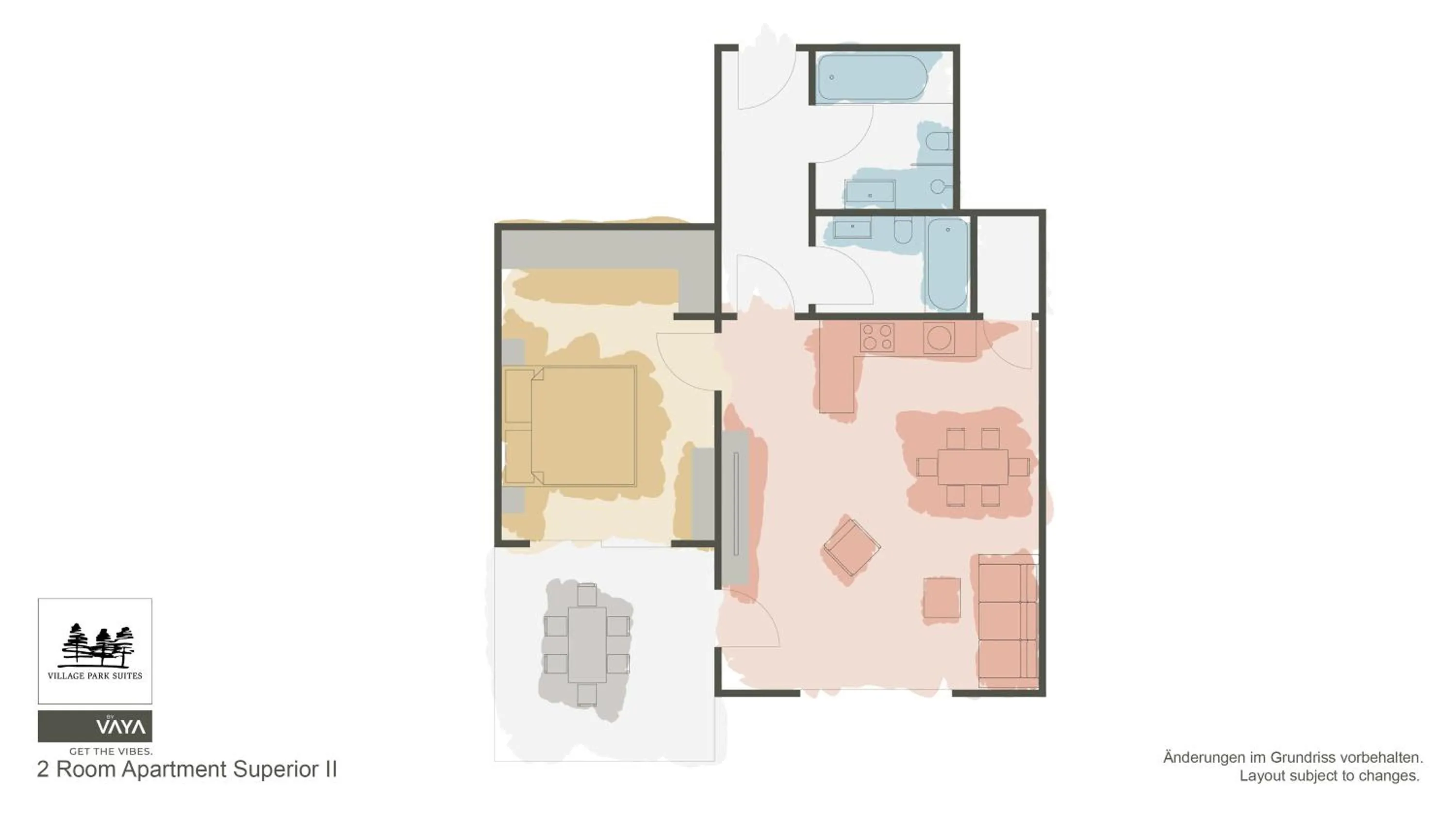 Floor plan in Village Park Suites