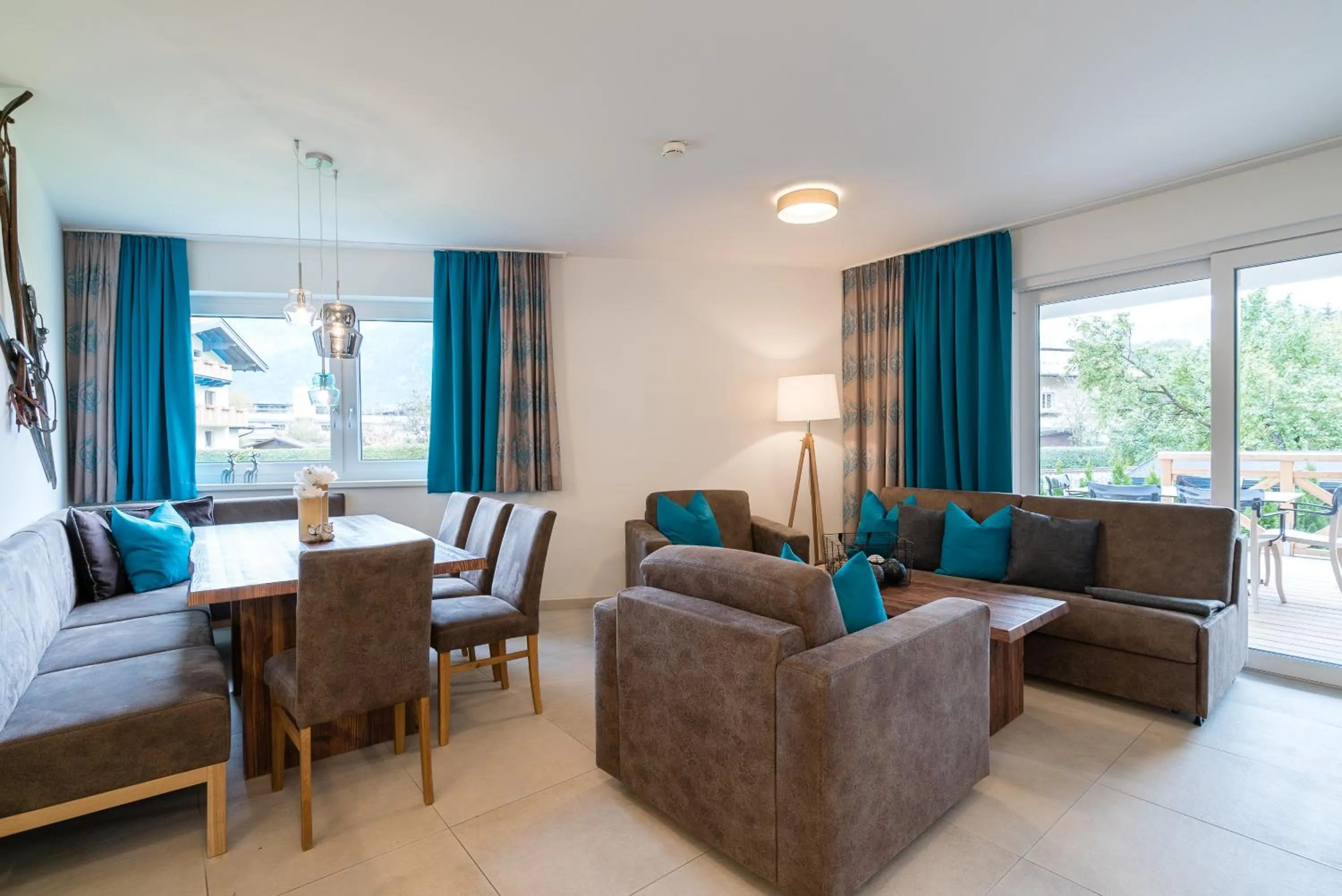 Living room in Village Park Suites