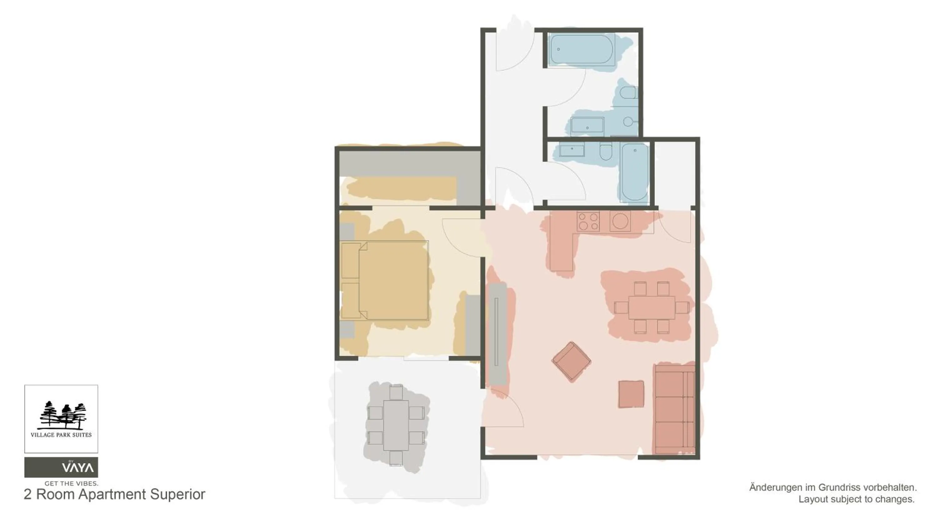 Floor plan in Village Park Suites