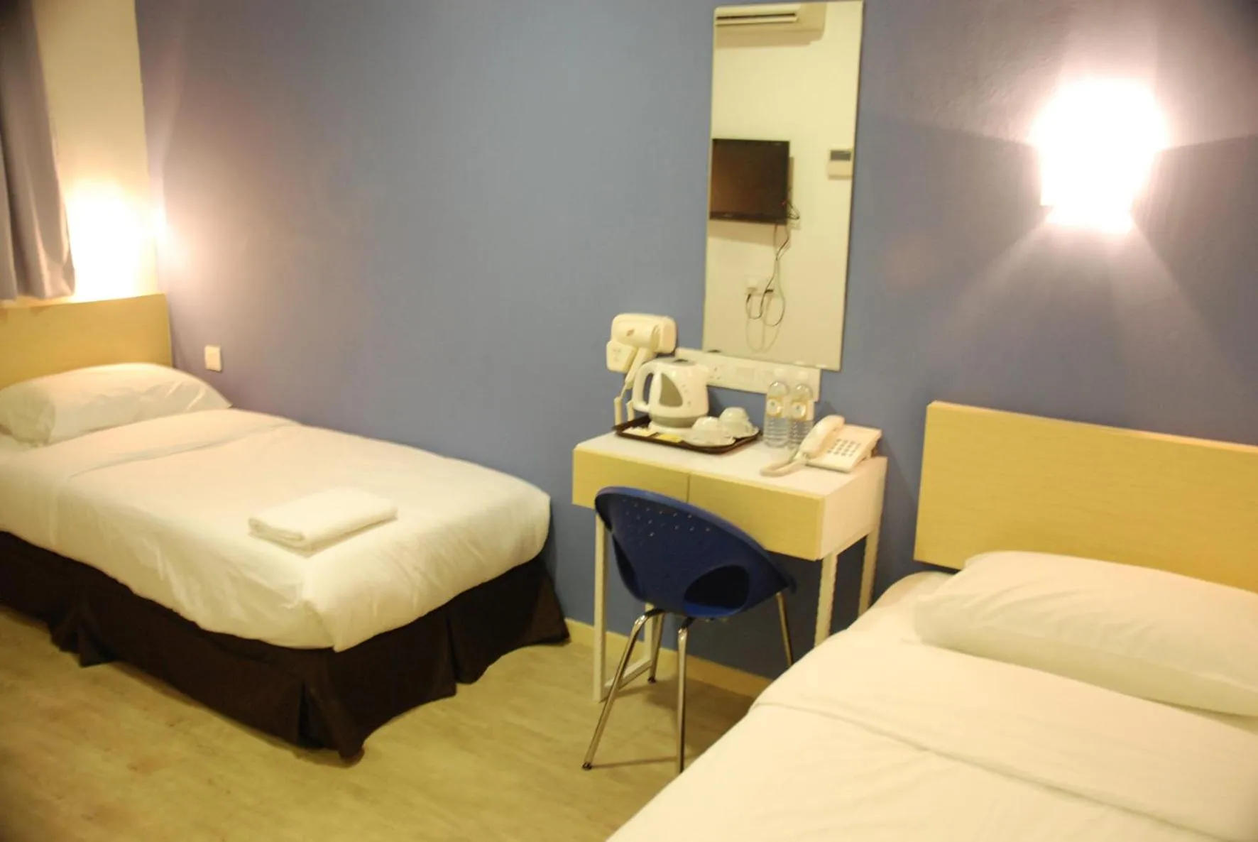 Bed in Old Penang Hotel - Penang Times Square