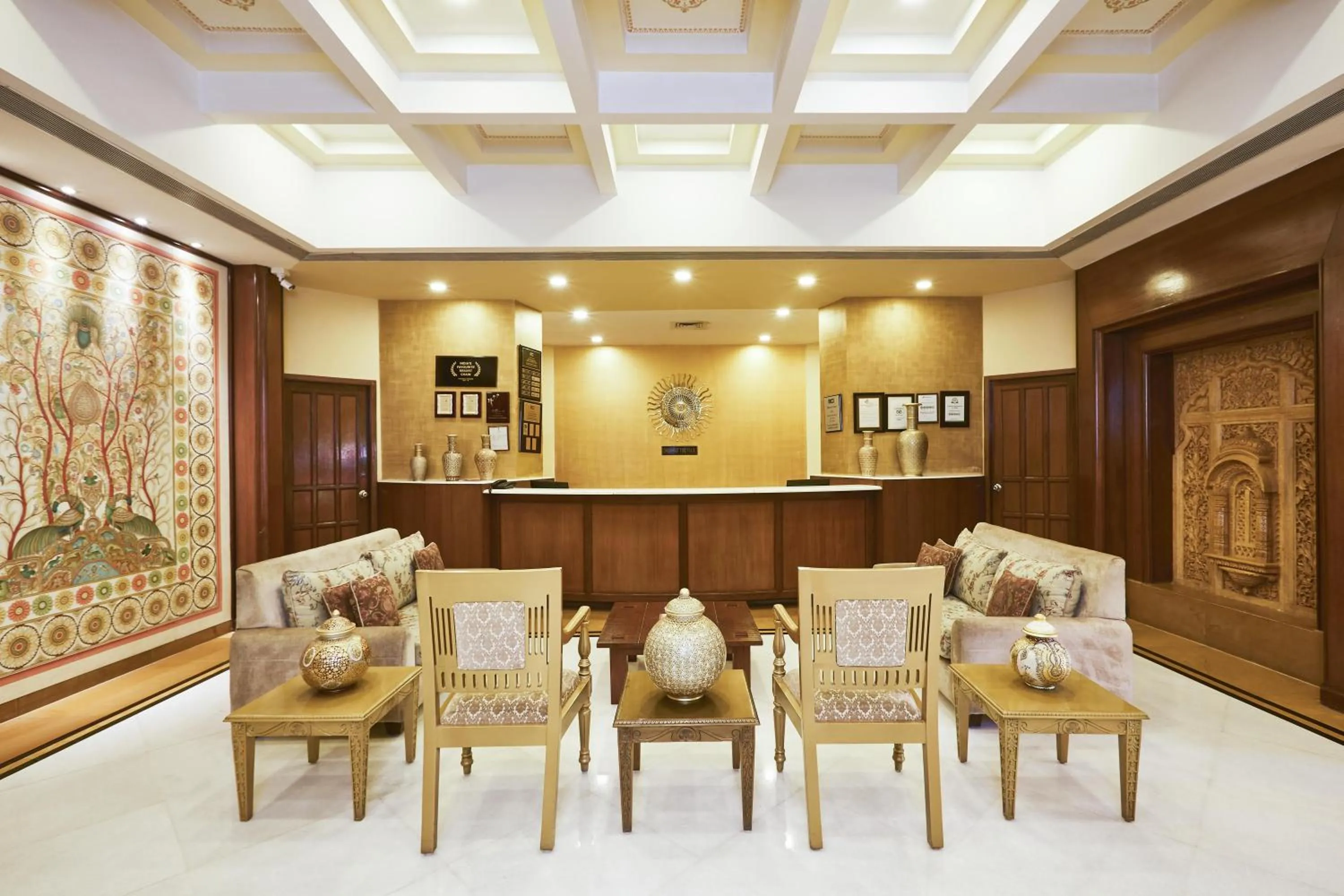 Lobby or reception in Club Mahindra Kumbhalgarh