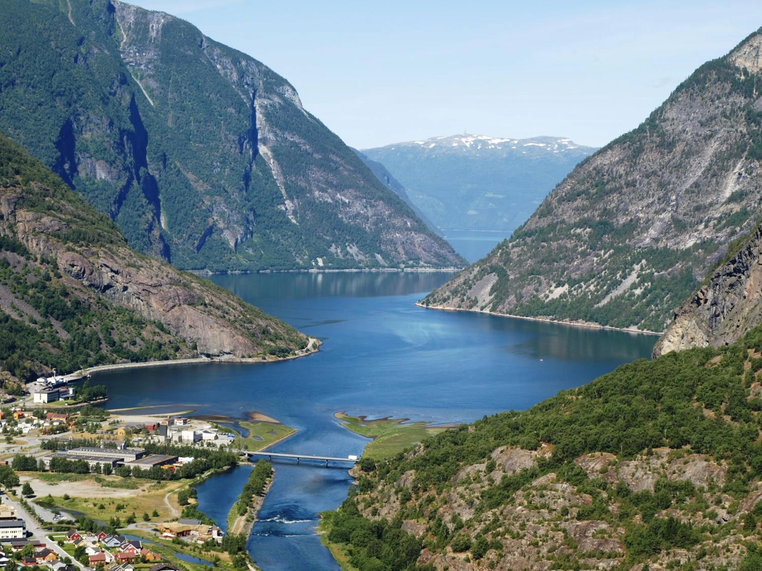 Natural landscape in Lærdal Ferie- og Fritidspark