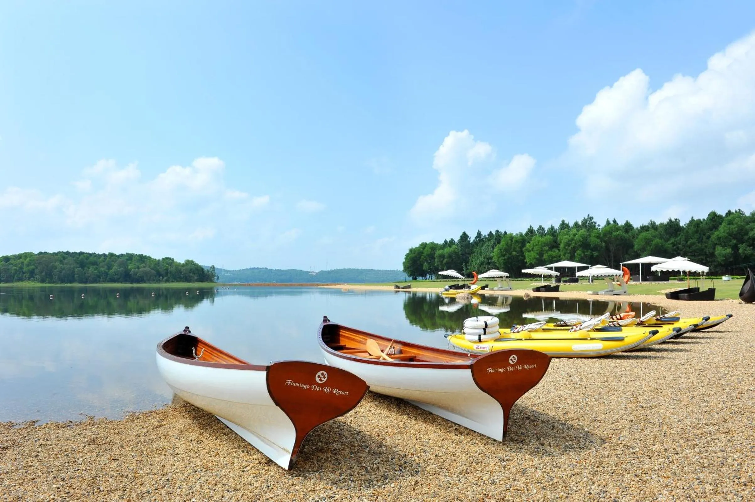 Beach in Flamingo Dai Lai Resort