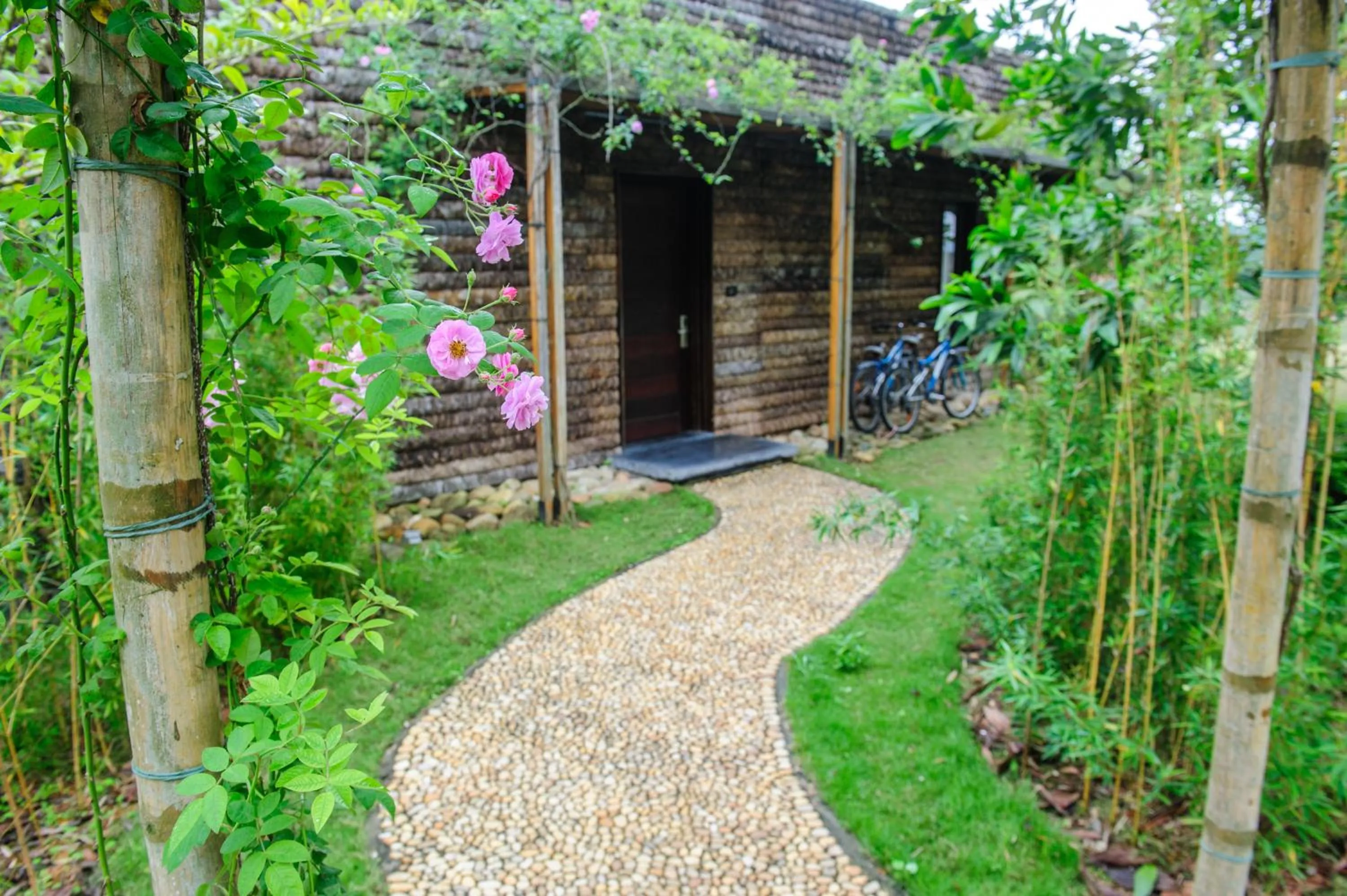 Facade/entrance in Flamingo Dai Lai Resort