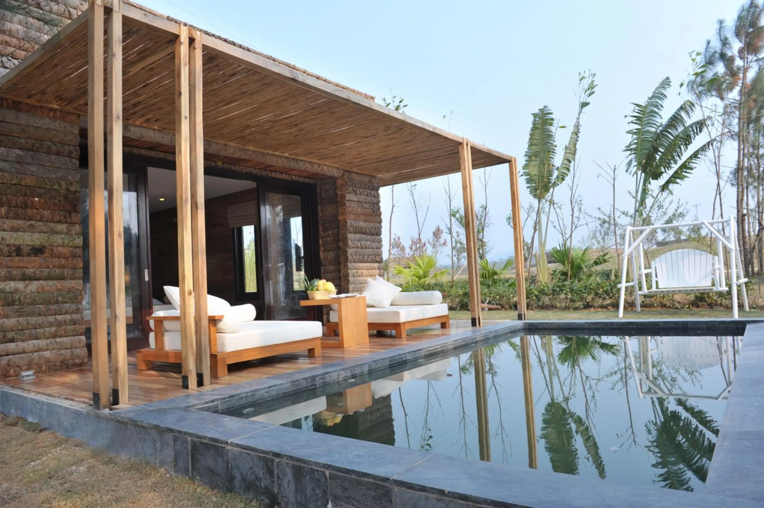 Balcony/Terrace, Swimming Pool in Flamingo Dai Lai Resort