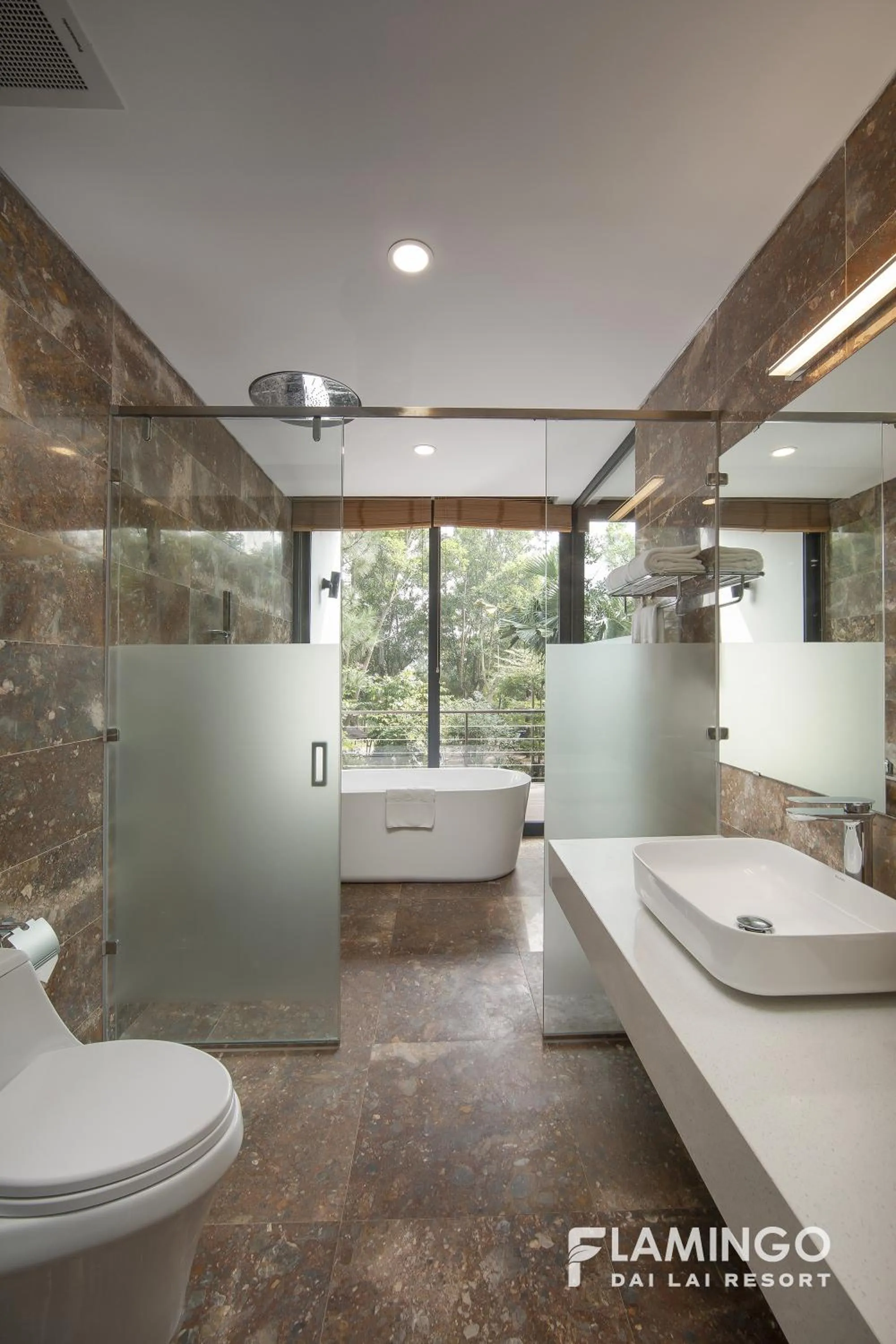 Bathroom in Flamingo Dai Lai Resort