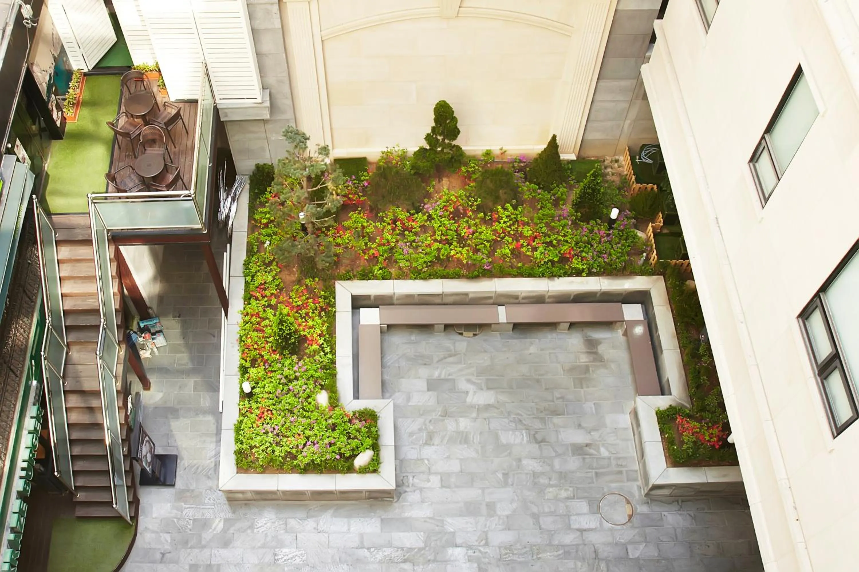 Bird's eye view in Savoy Hotel Myeongdong