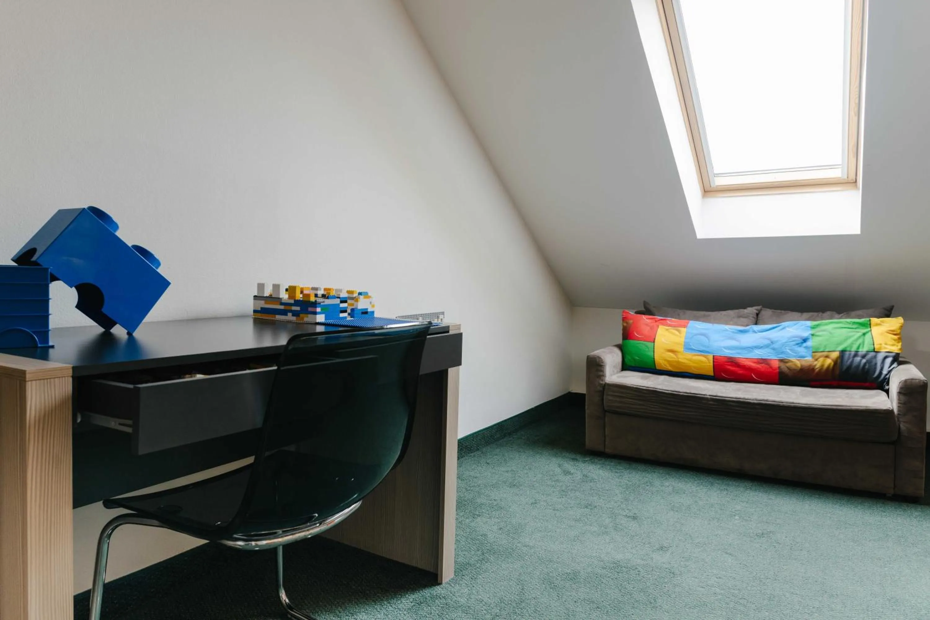 Bed in Hotel a Museum of Bricks