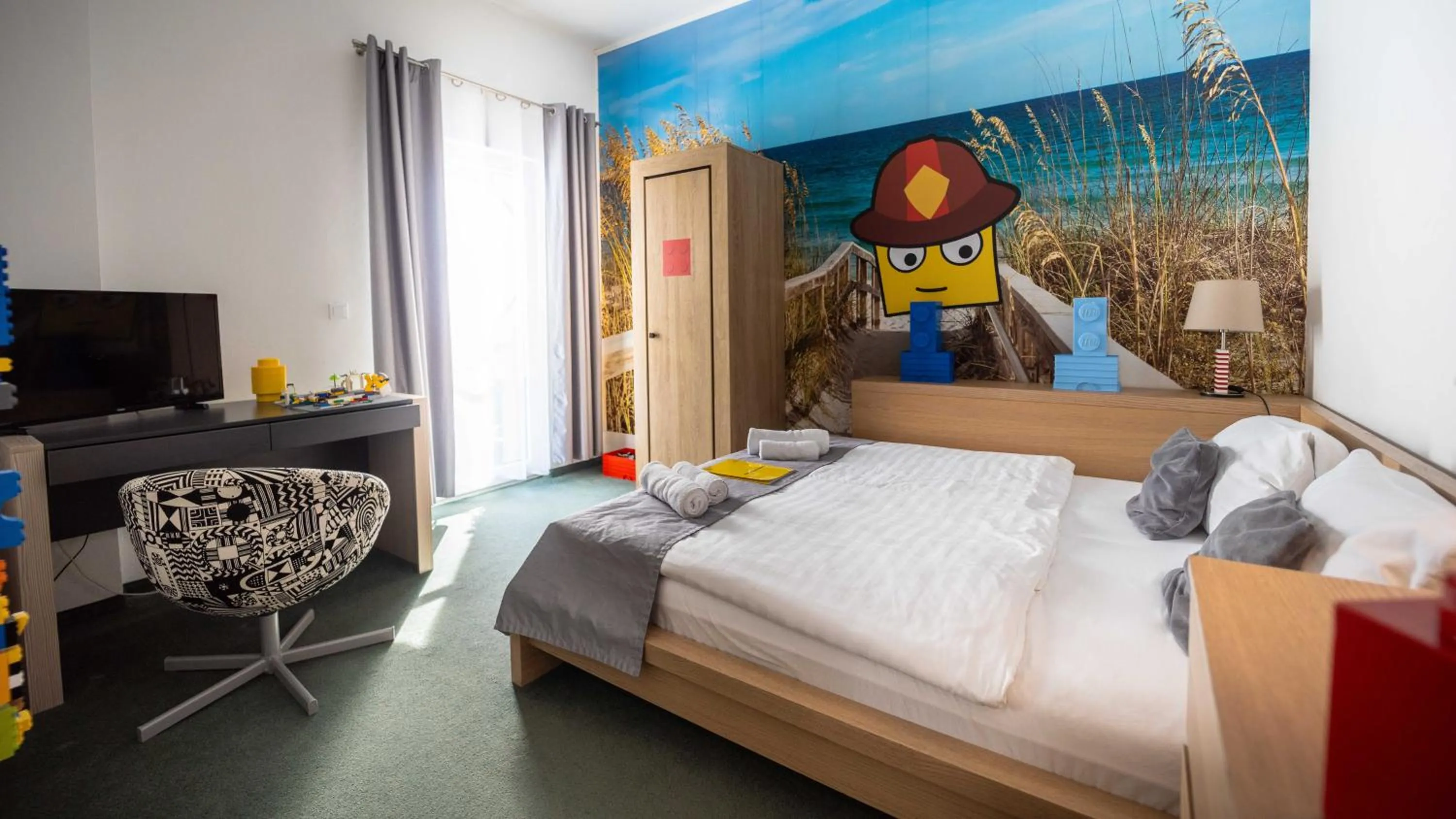 Bed in Hotel a Museum of Bricks