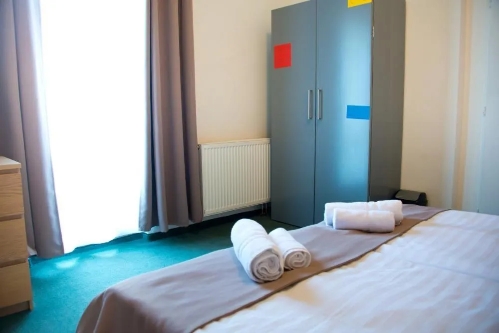 Bed in Hotel a Museum of Bricks