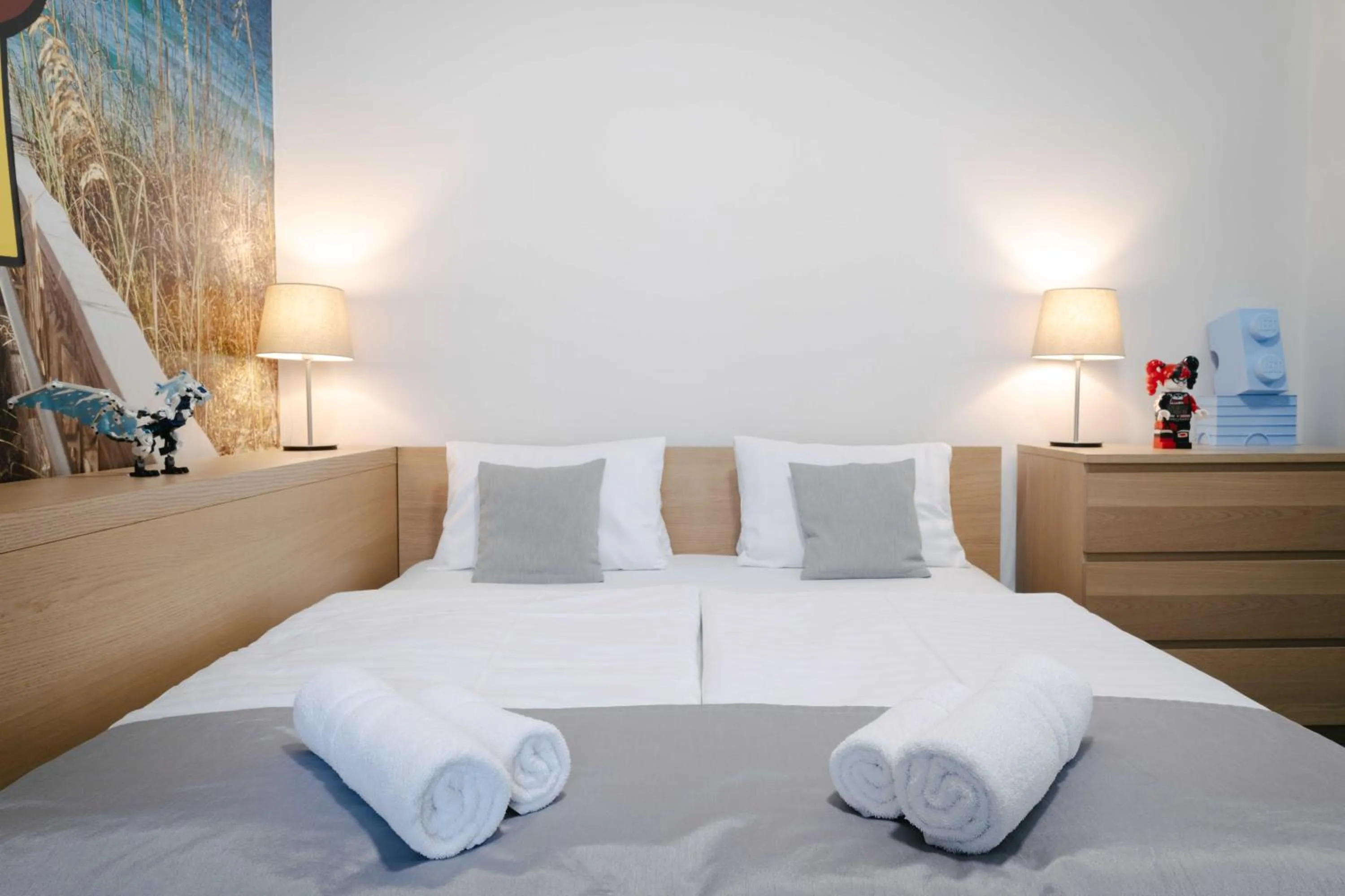 Bed in Hotel a Museum of Bricks