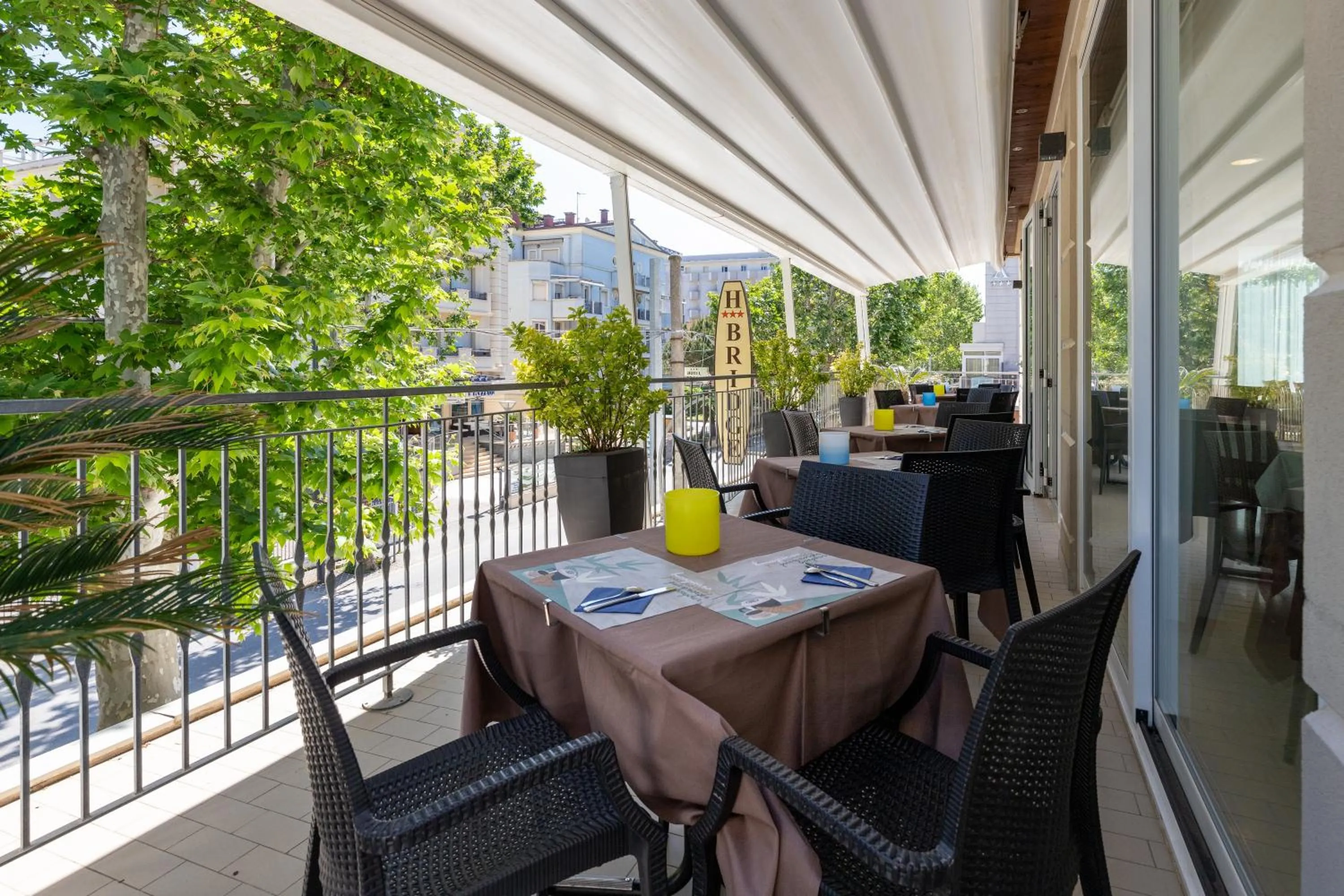 Balcony/Terrace in Hotel Bridge