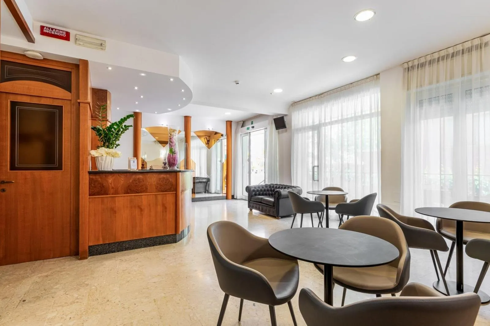 Lobby or reception in Hotel Bridge