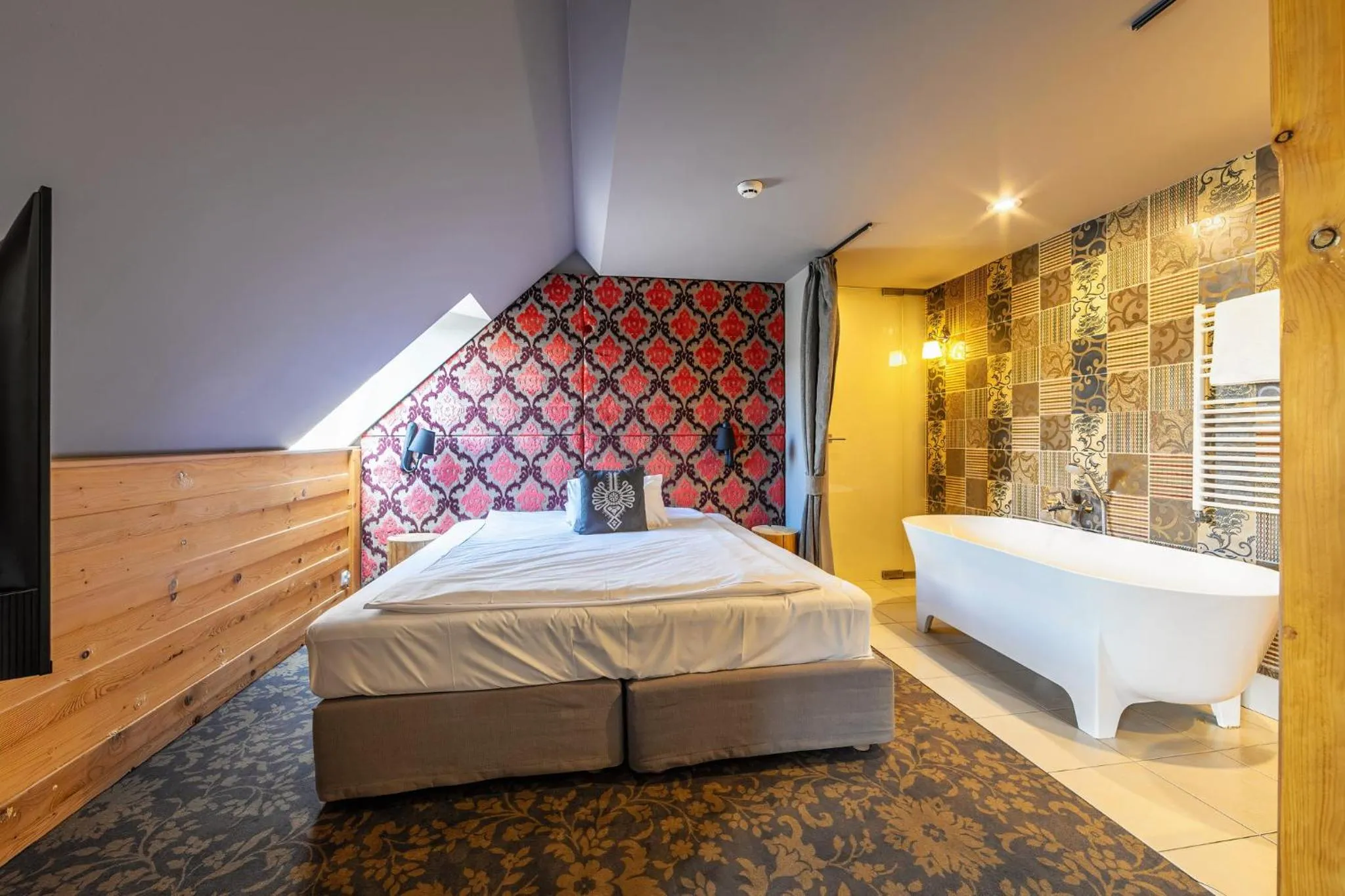 Bed in Hotel Gazdówka Spa