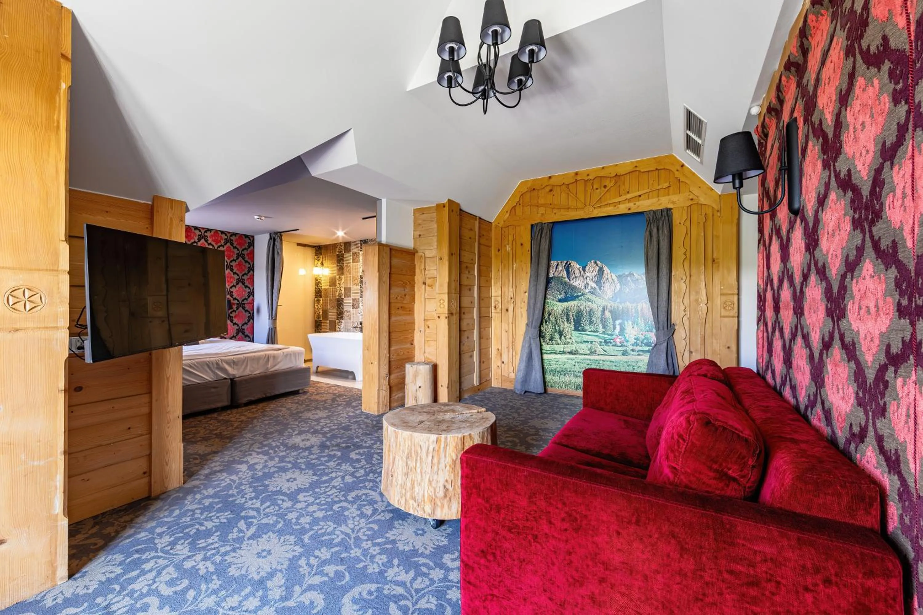 Bed in Hotel Gazdówka Spa