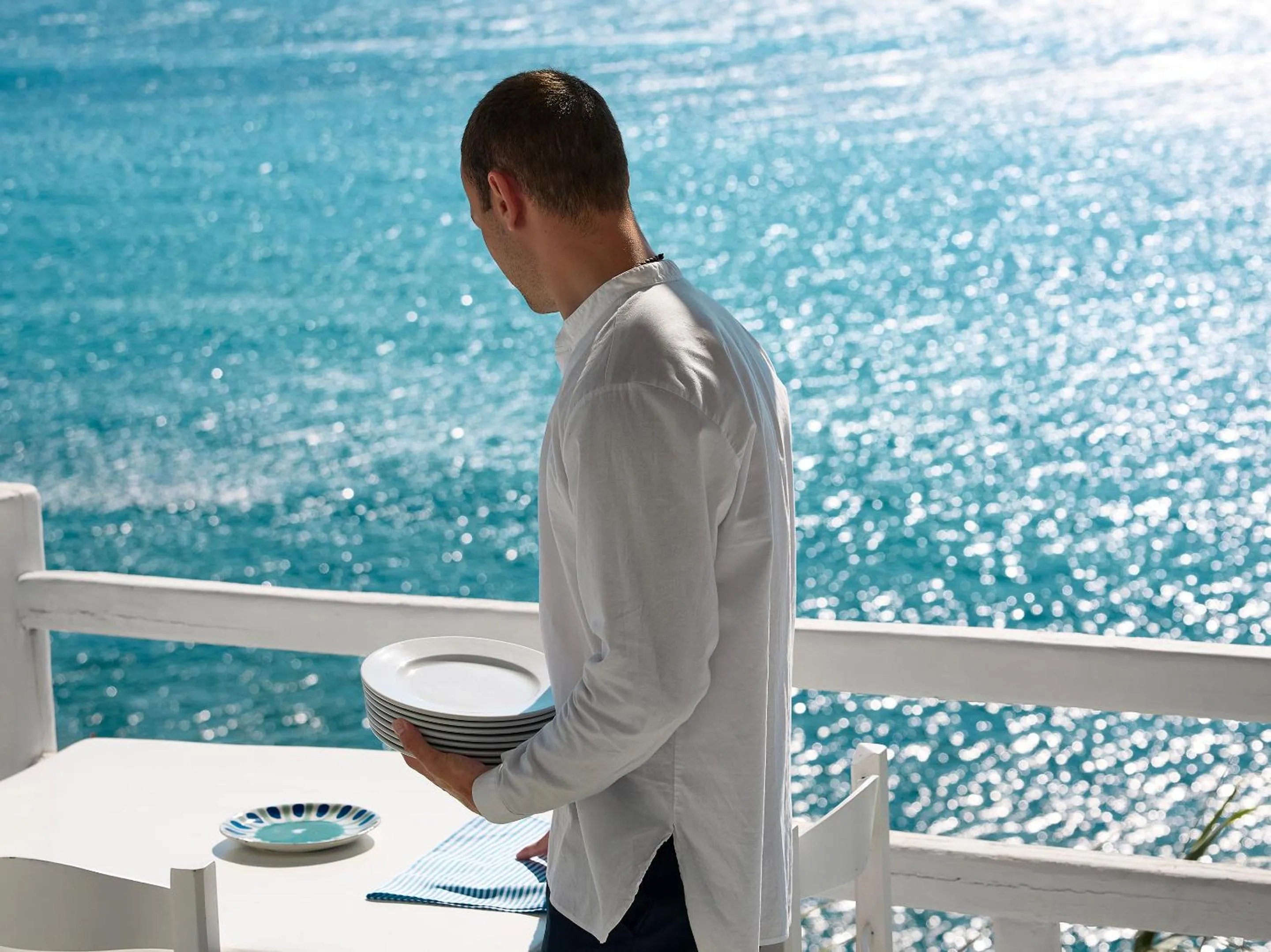 Staff in Mykonos Lolita, A Grecotel Resort to Live