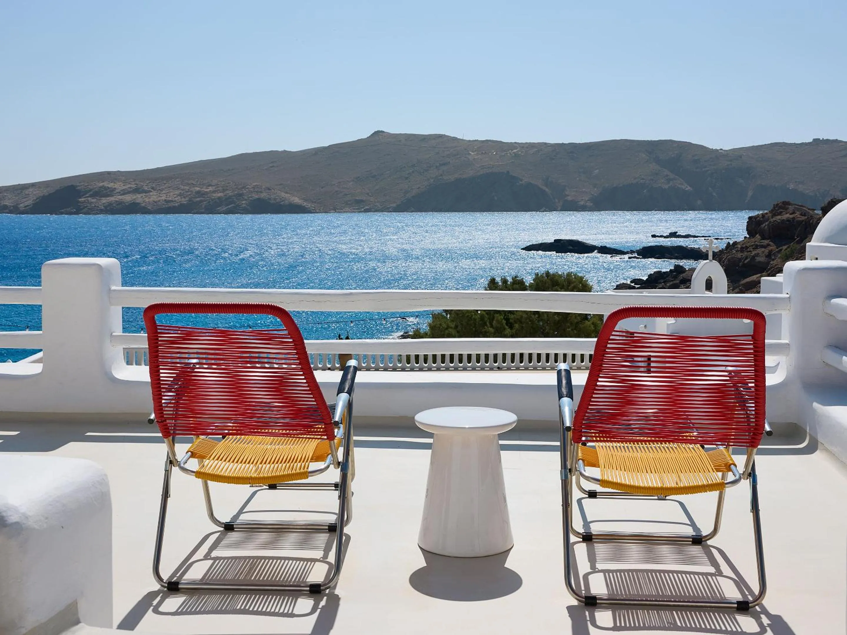 Balcony/Terrace in Mykonos Lolita, A Grecotel Resort to Live