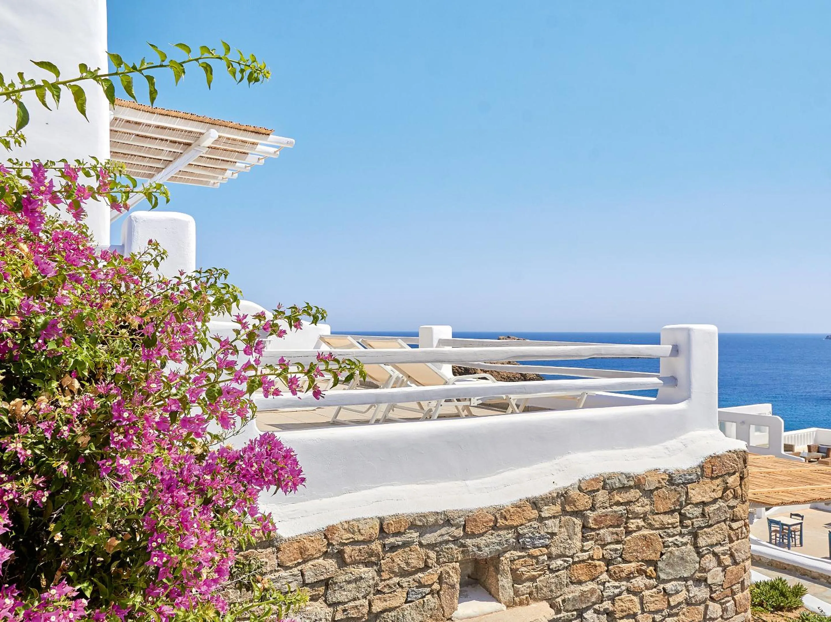Balcony/Terrace in Mykonos Lolita, A Grecotel Resort to Live