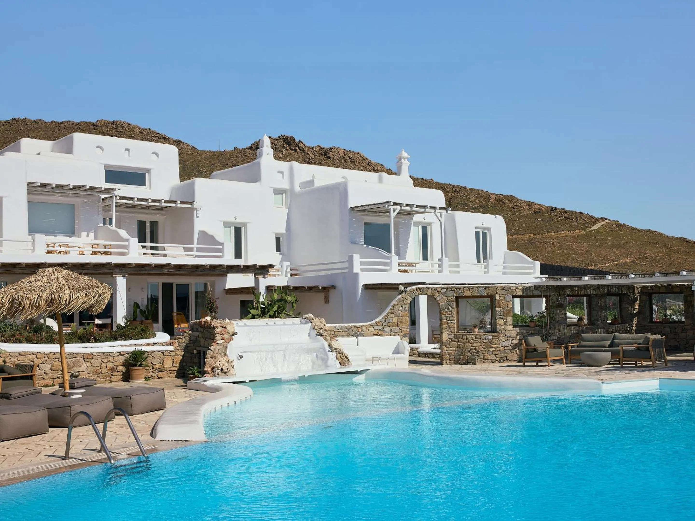 Pool view in Mykonos Lolita, A Grecotel Resort to Live
