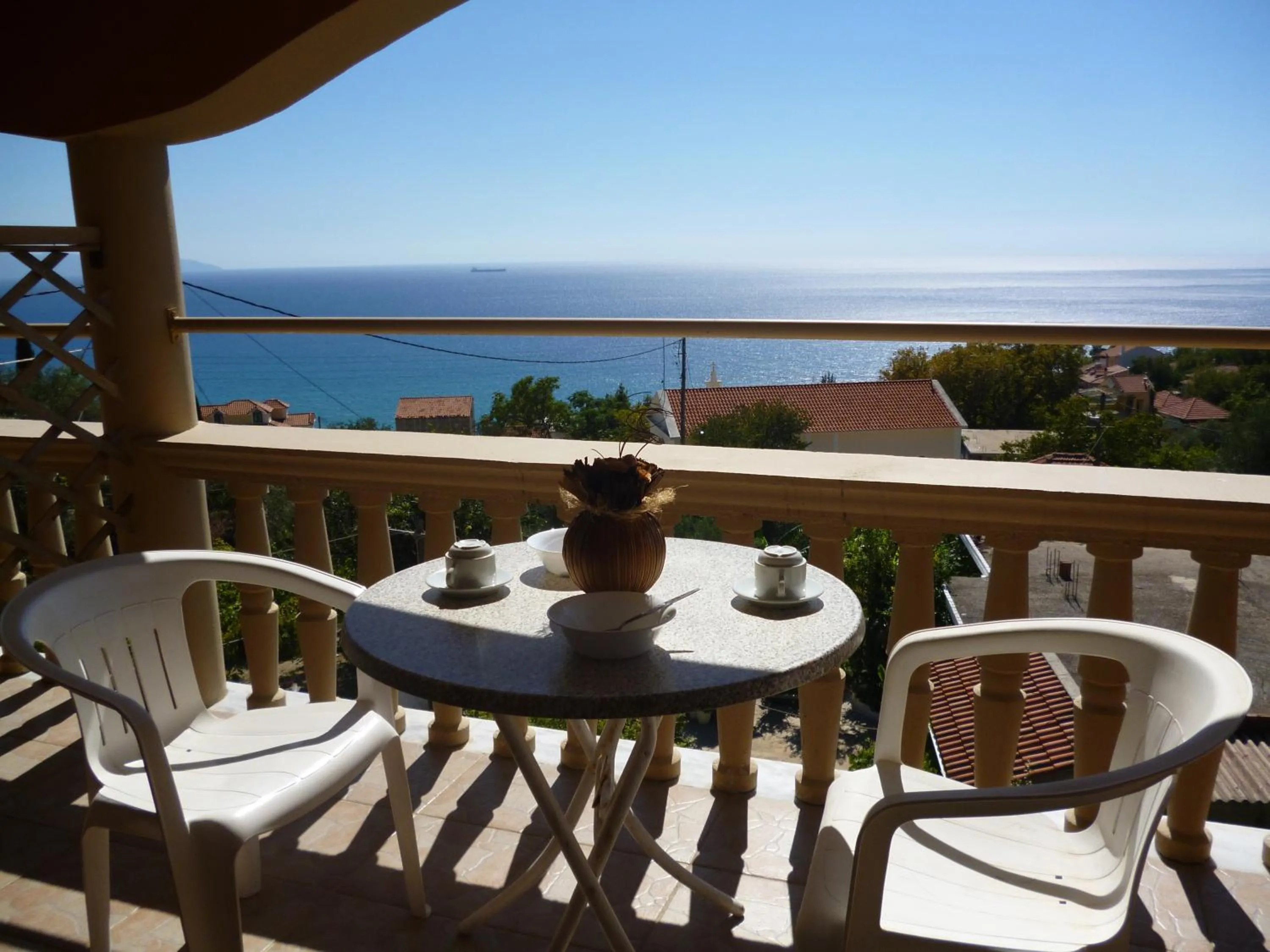 Balcony/Terrace in Marinos Studios at Lourdata village