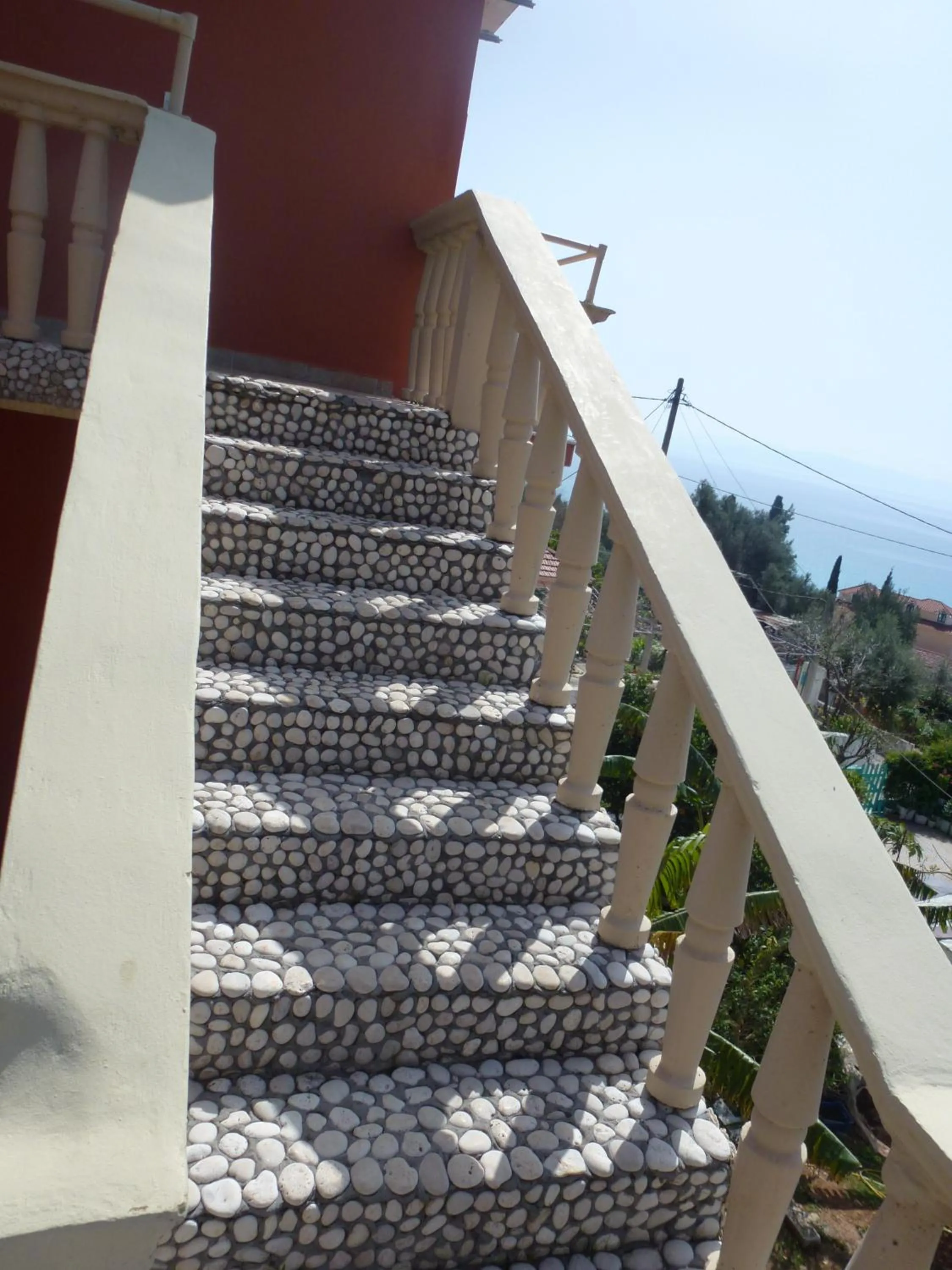Facade/entrance in Marinos Studios at Lourdata village