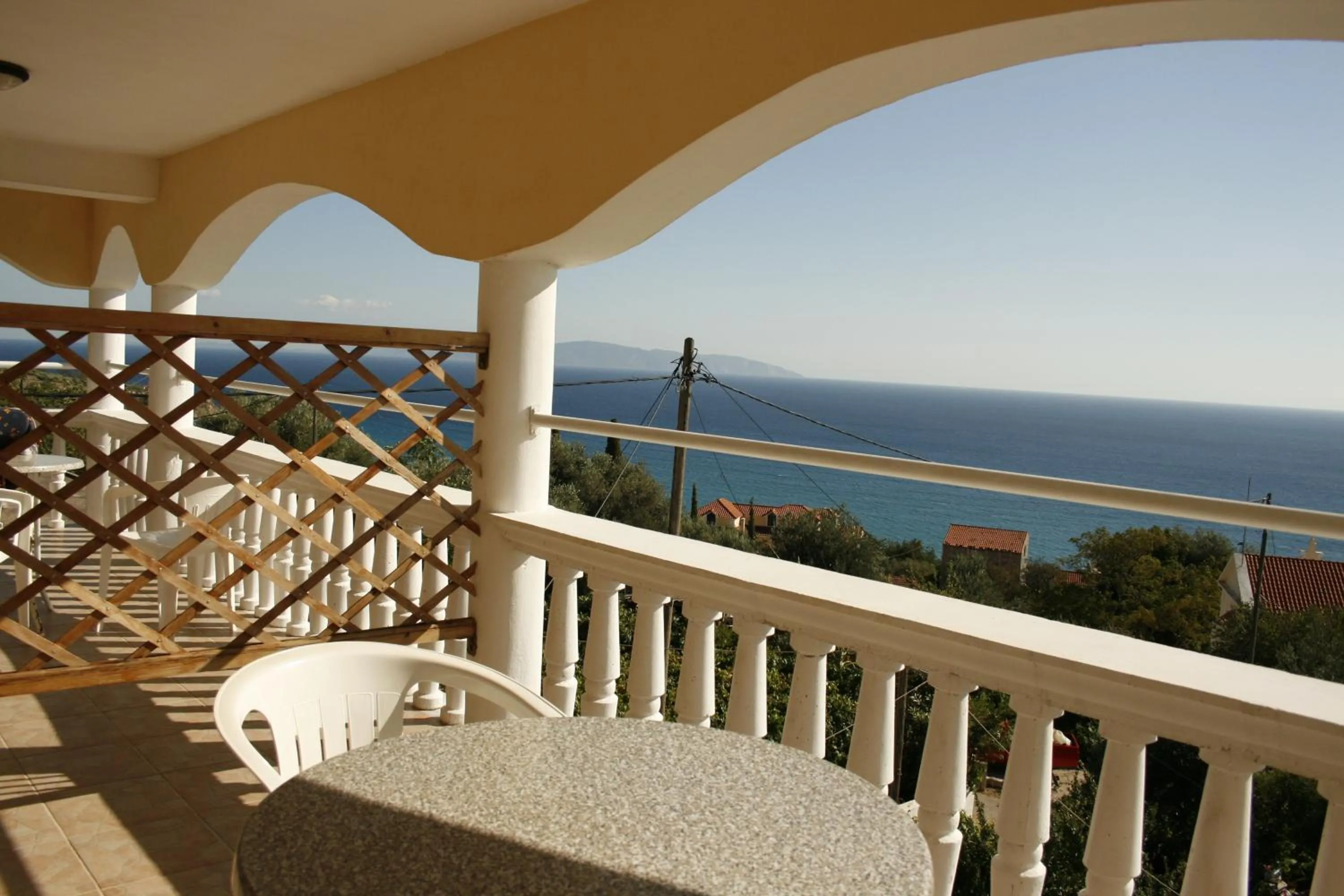 Balcony/Terrace in Marinos Studios at Lourdata village