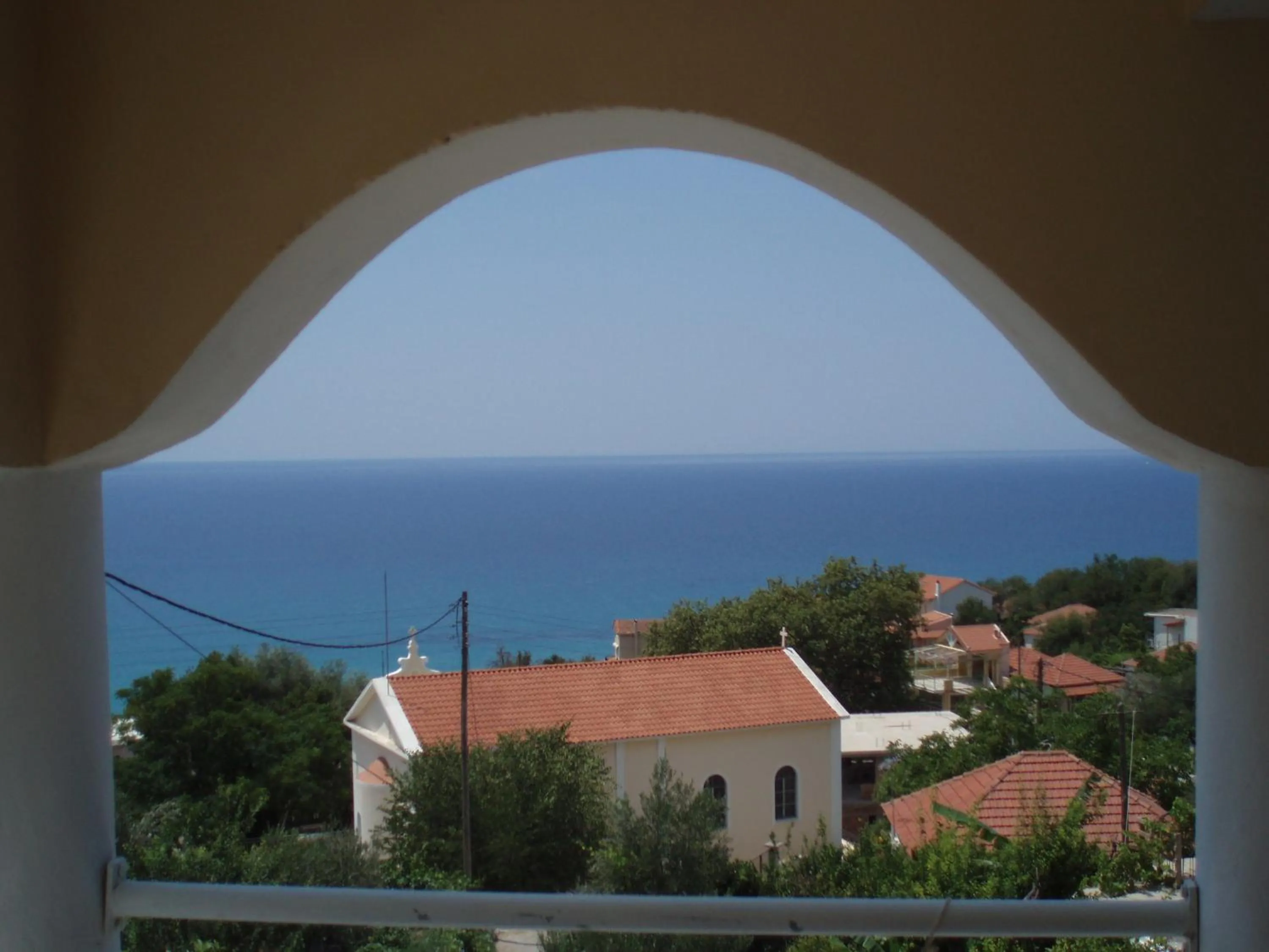 Balcony/Terrace in Marinos Studios at Lourdata village