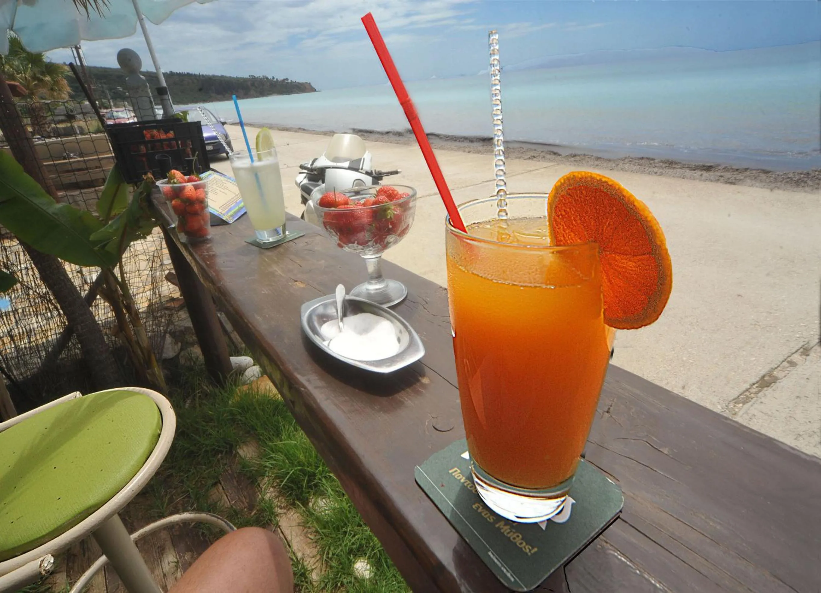 Beach in Marinos Studios at Lourdata village