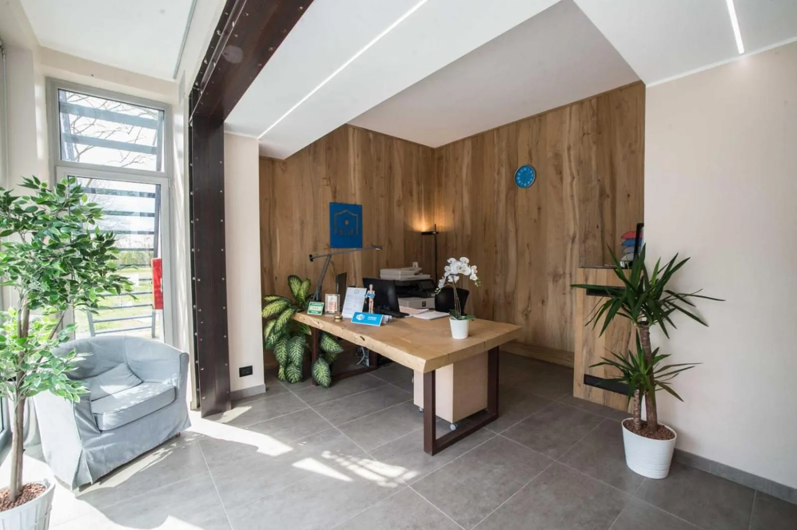 Lobby or reception in Blue Hotel