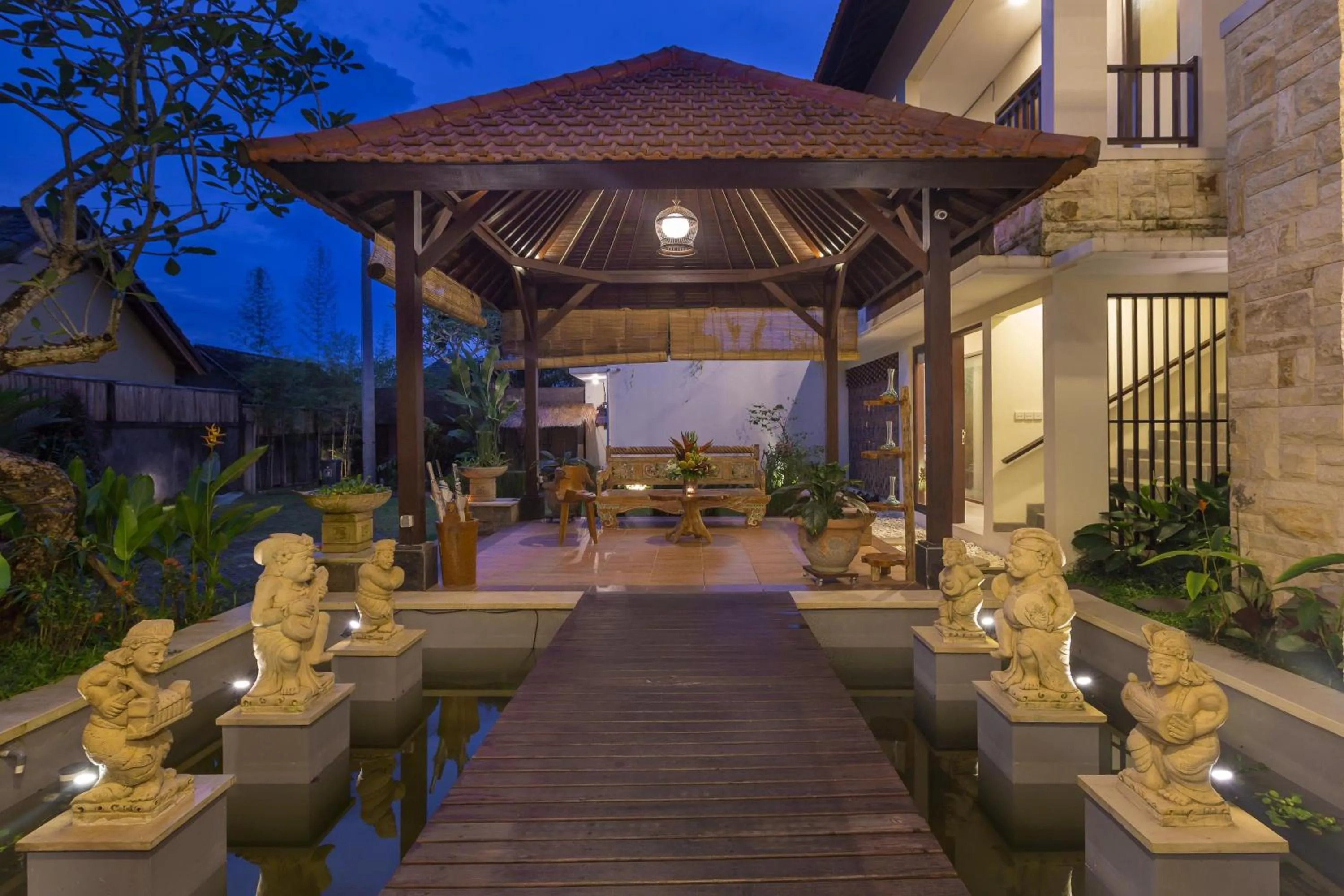 Facade/entrance in Villa Atap Padi by Nagisa Bali