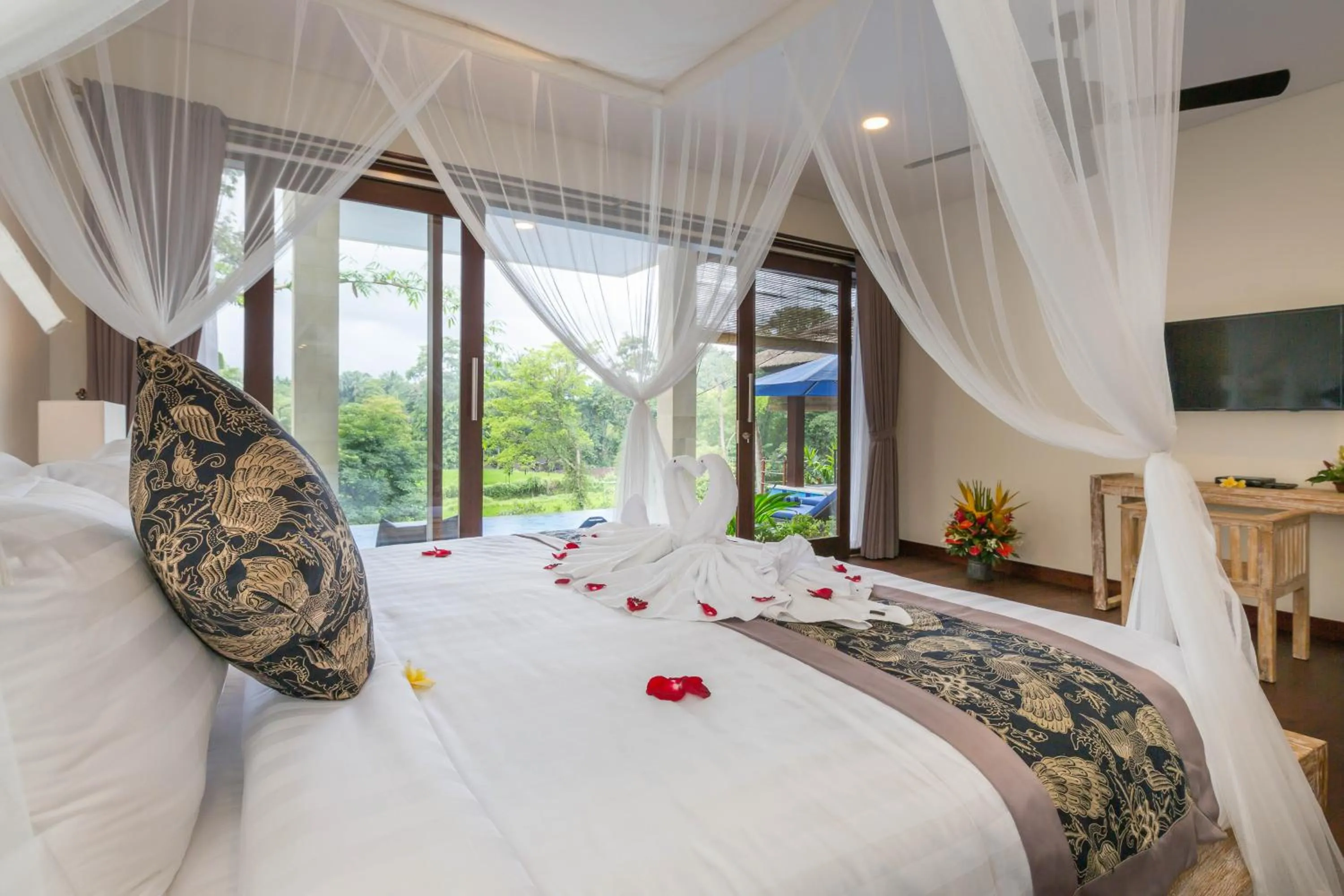 Bed in Villa Atap Padi by Nagisa Bali