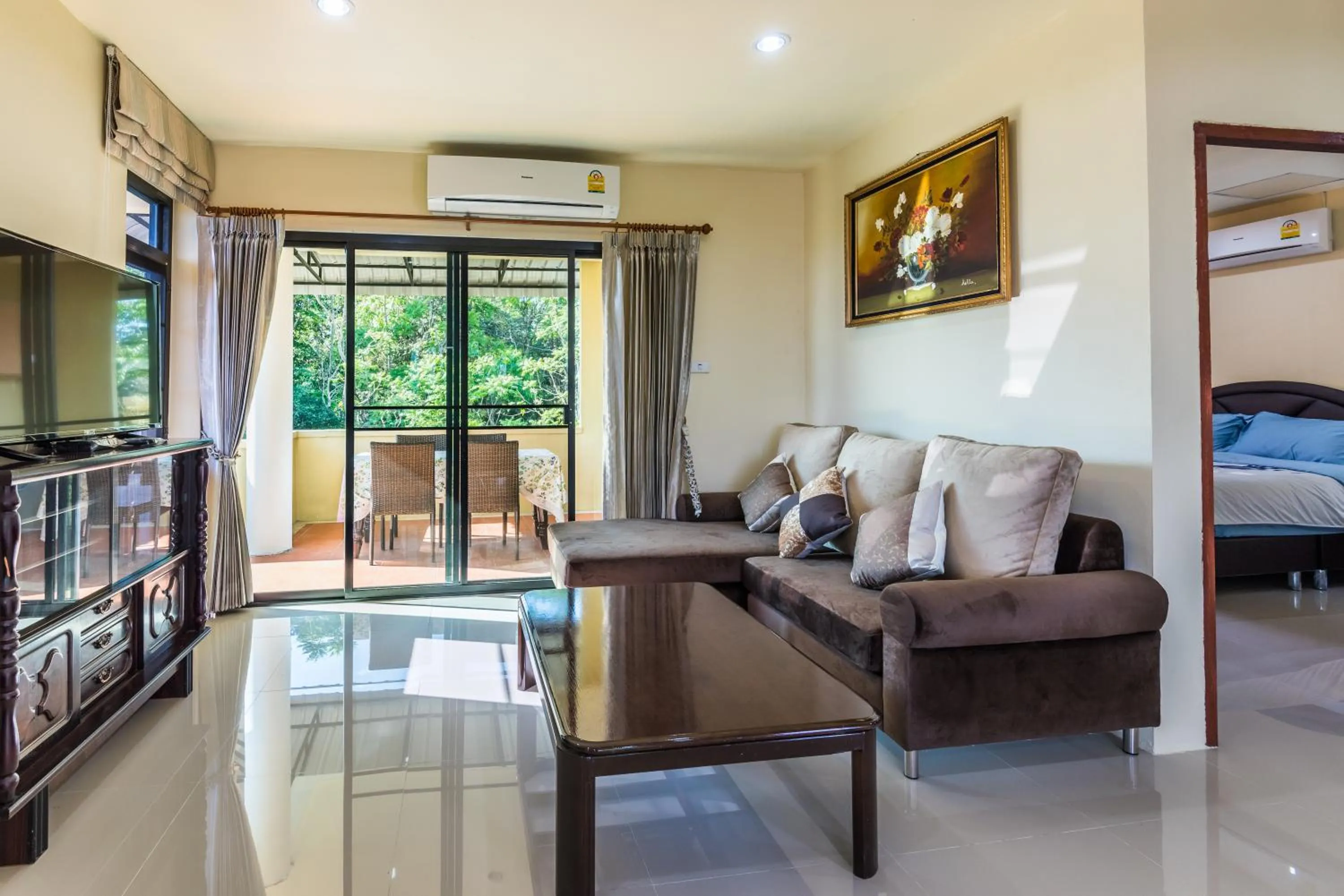 Living room in ChiangRai Lake Hill