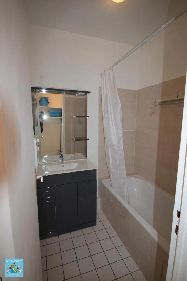 Bathroom in Hôtel Au Clos Paillé La Roche Posay