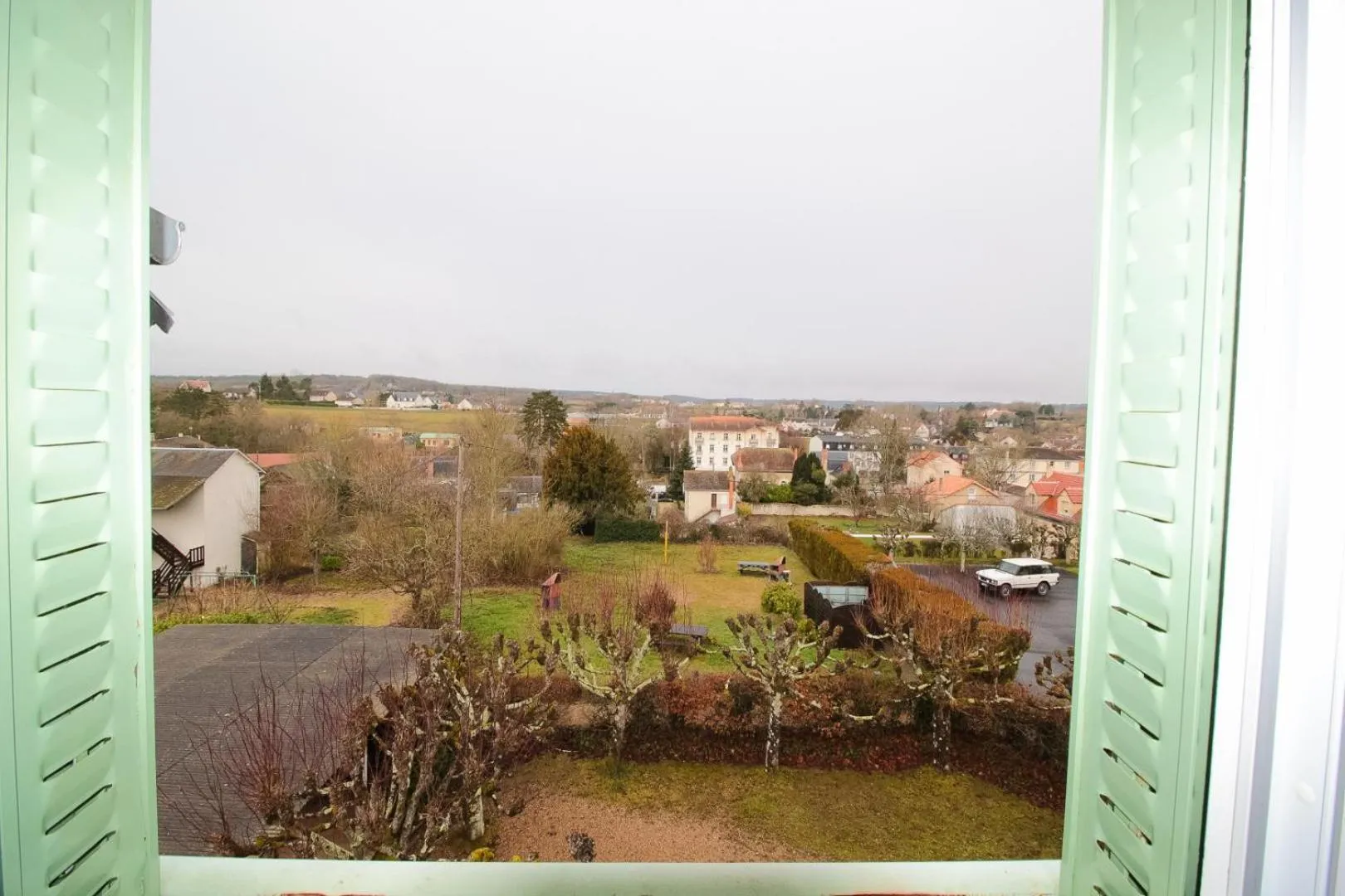Garden view in Hôtel Au Clos Paillé La Roche Posay
