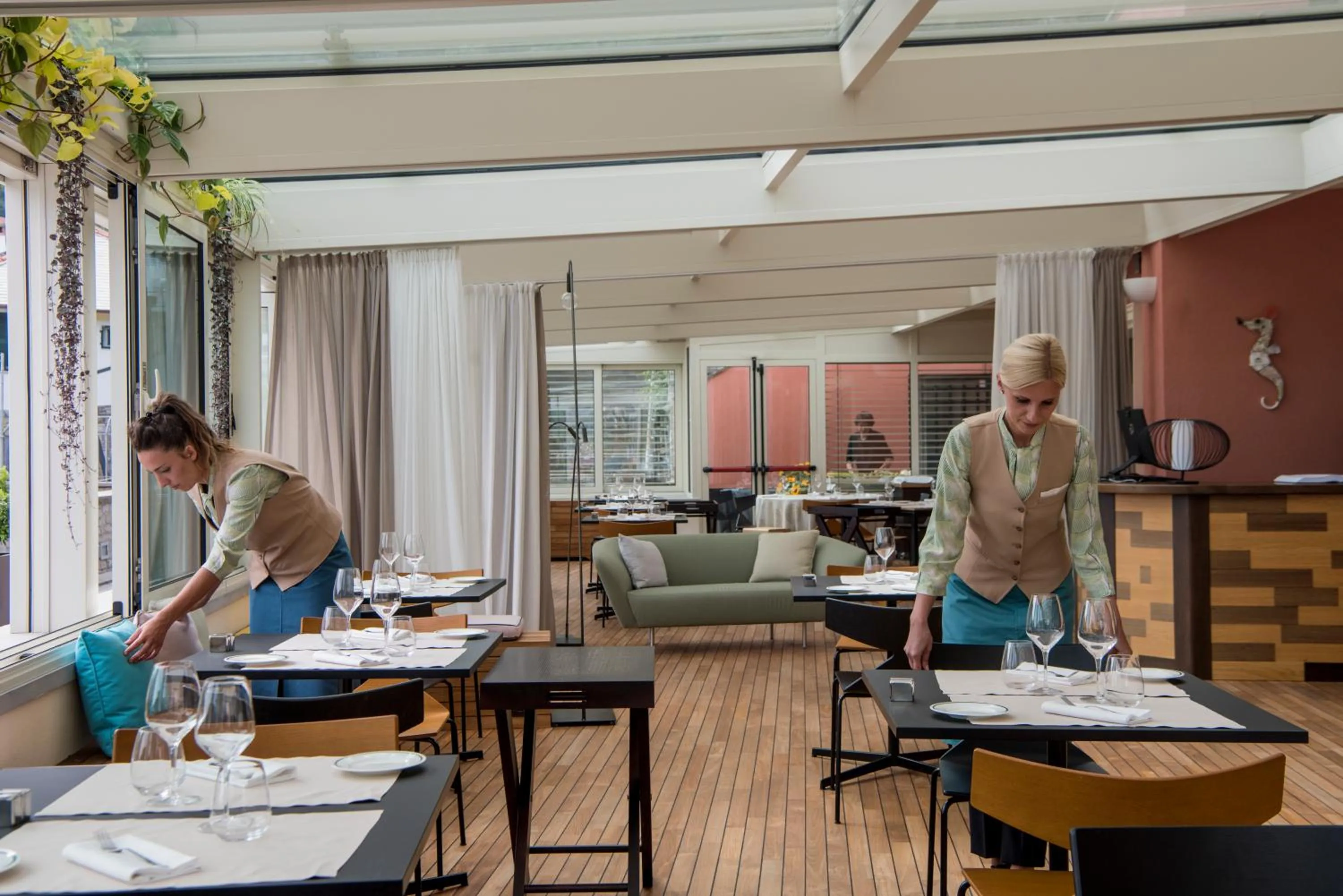 Staff in Grand Hotel Portovenere