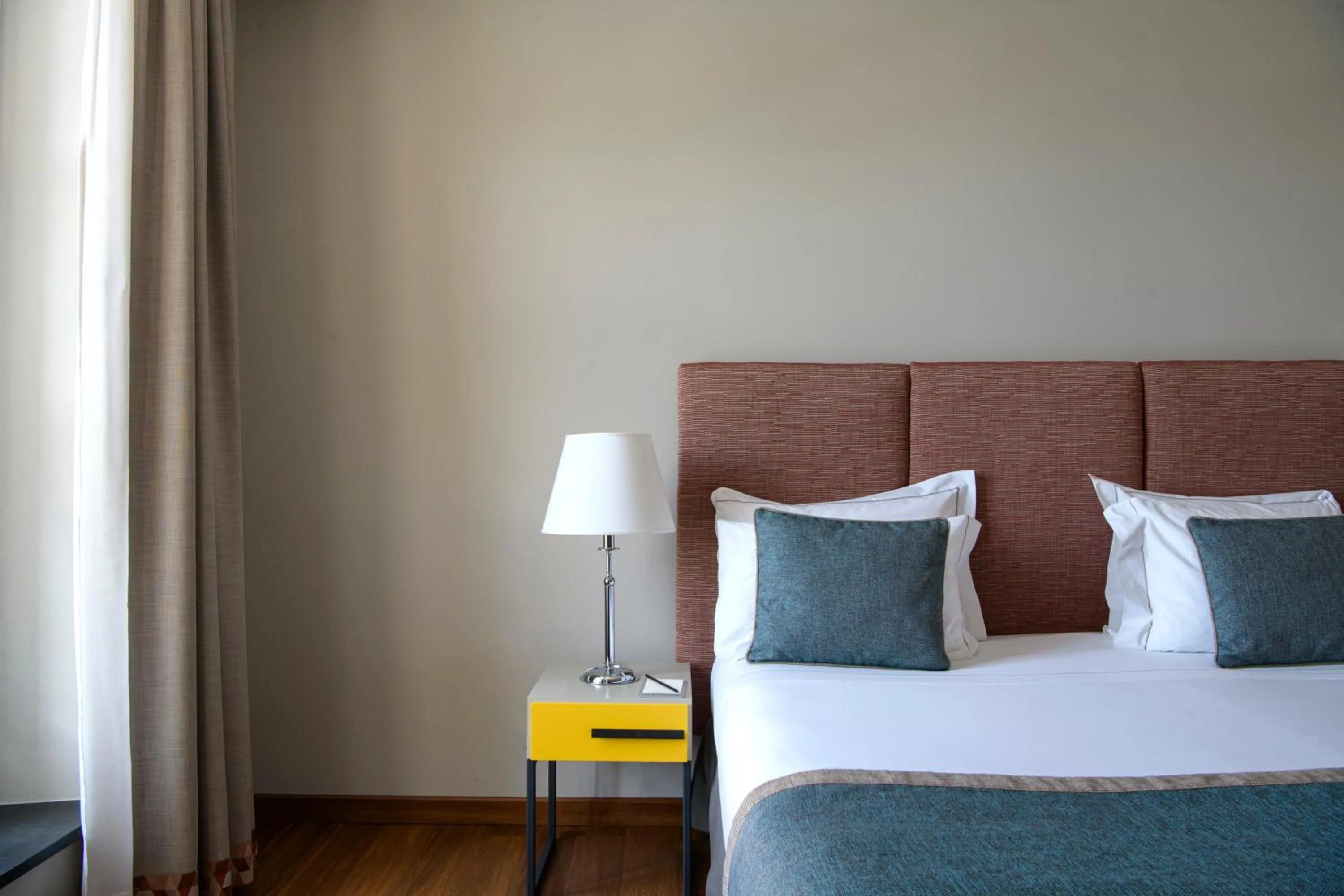 Decorative detail, Bed in Grand Hotel Portovenere