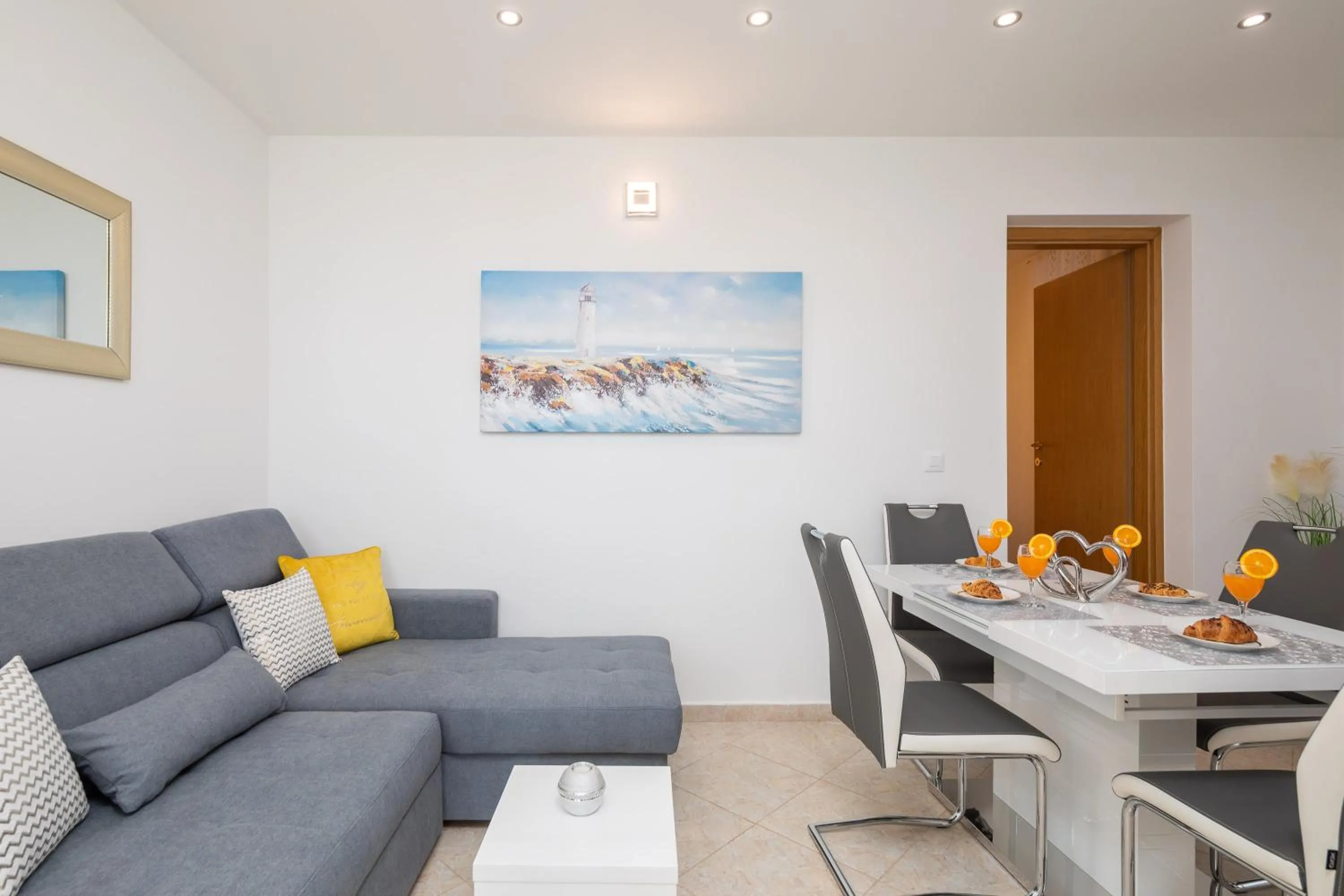 Living room in FBA Family Beach Apartments