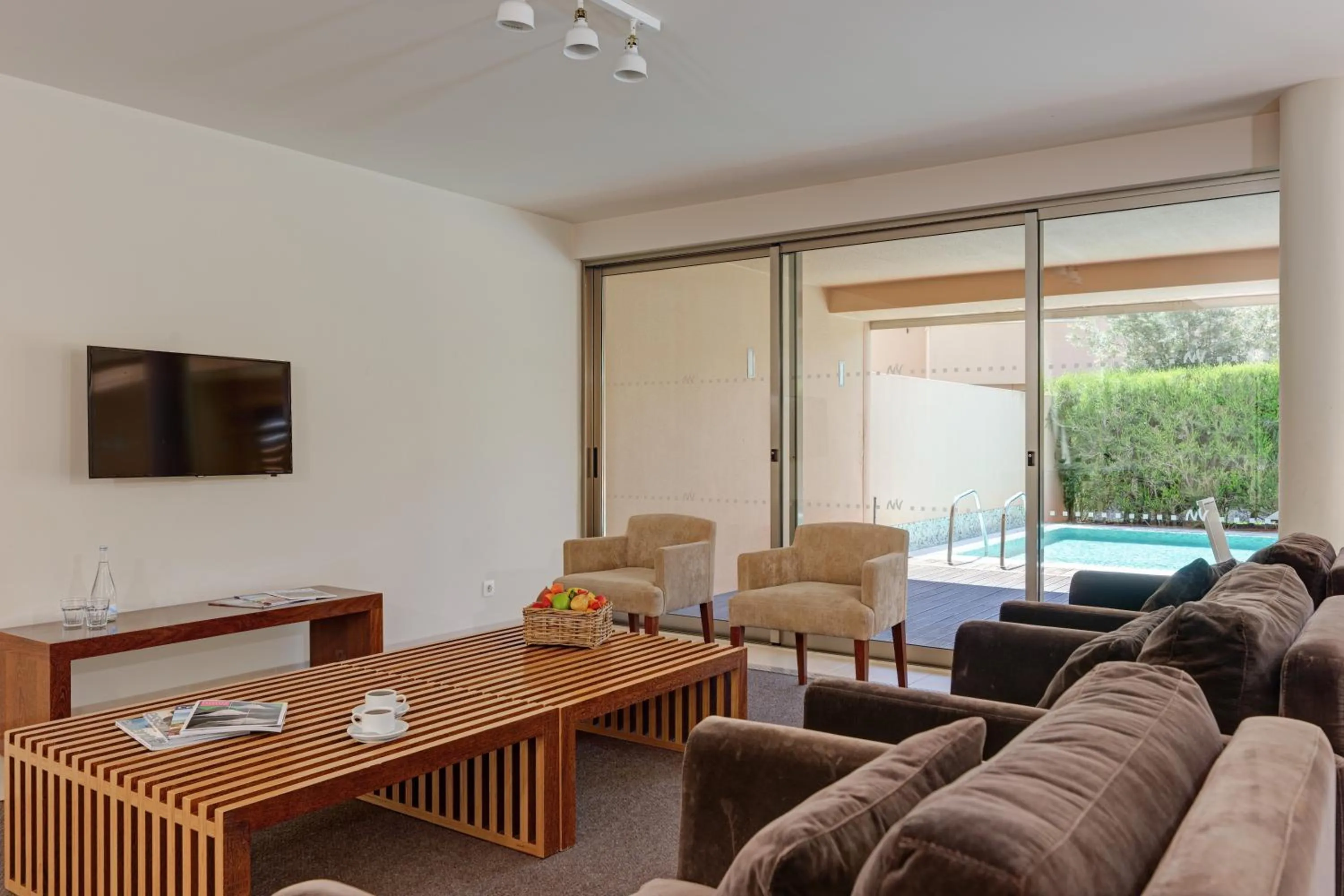 Living room in Salgados Beach Villas