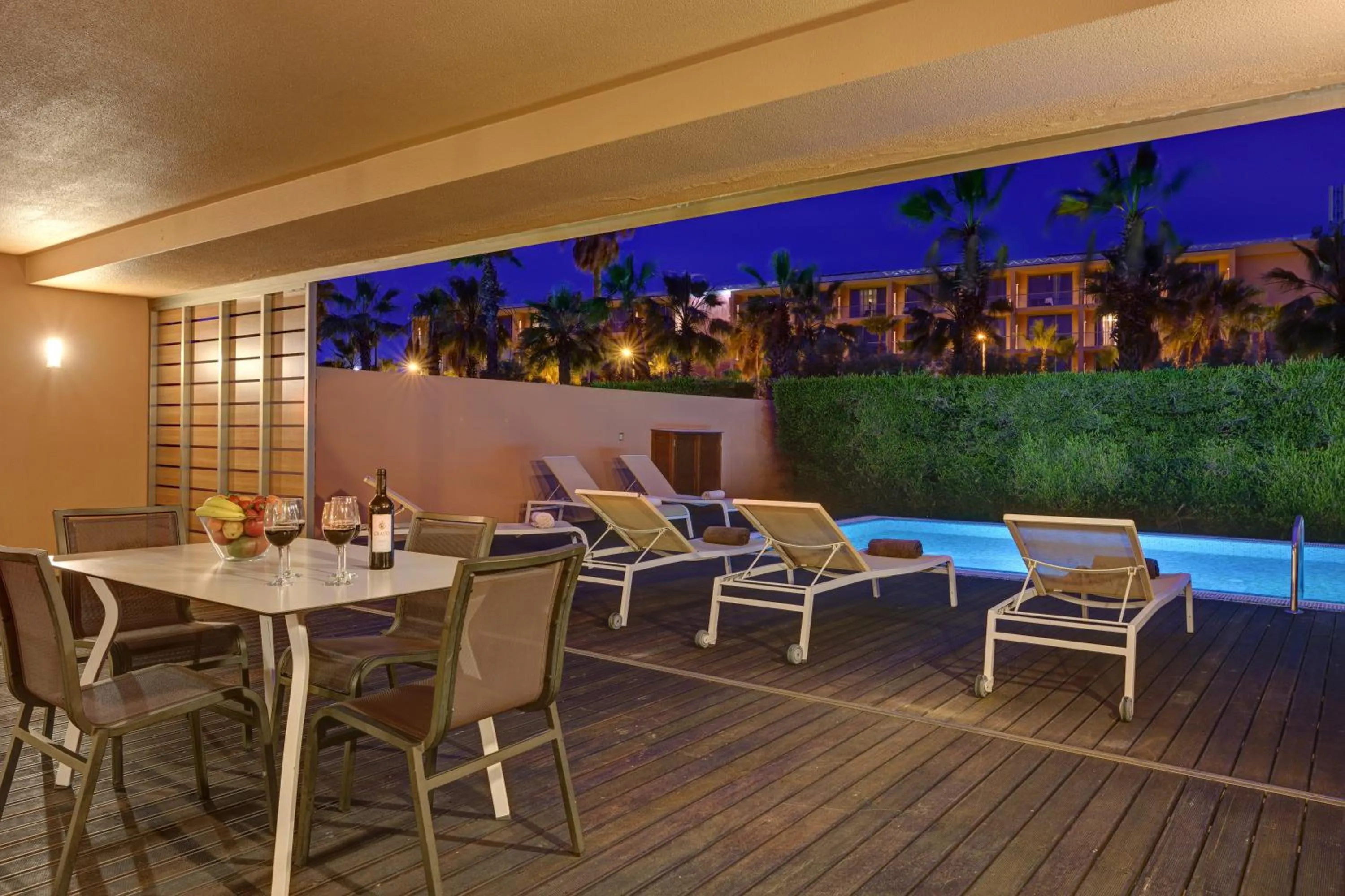 Pool view in Salgados Beach Villas