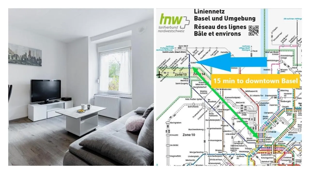 Nearby landmark in Comfort Stay Basel Airport 1B46