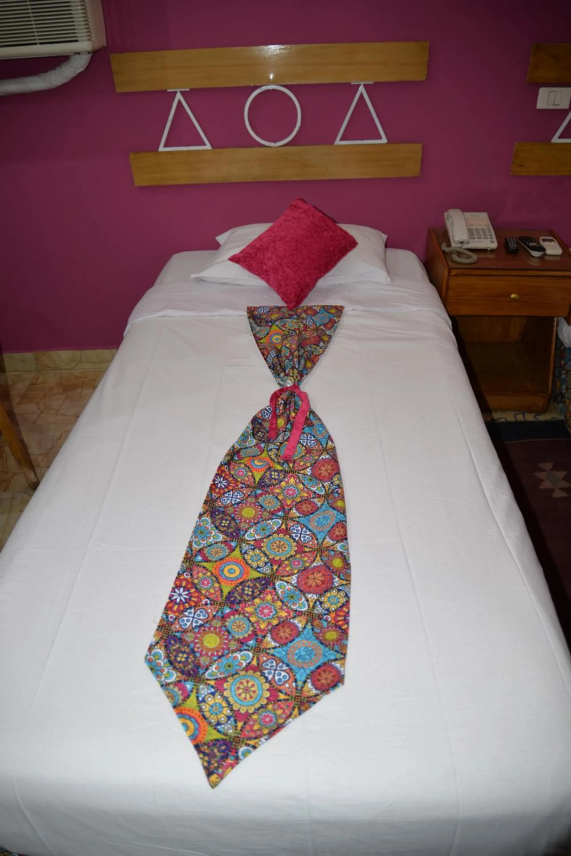 Bed in Marhaba Palace Hotel