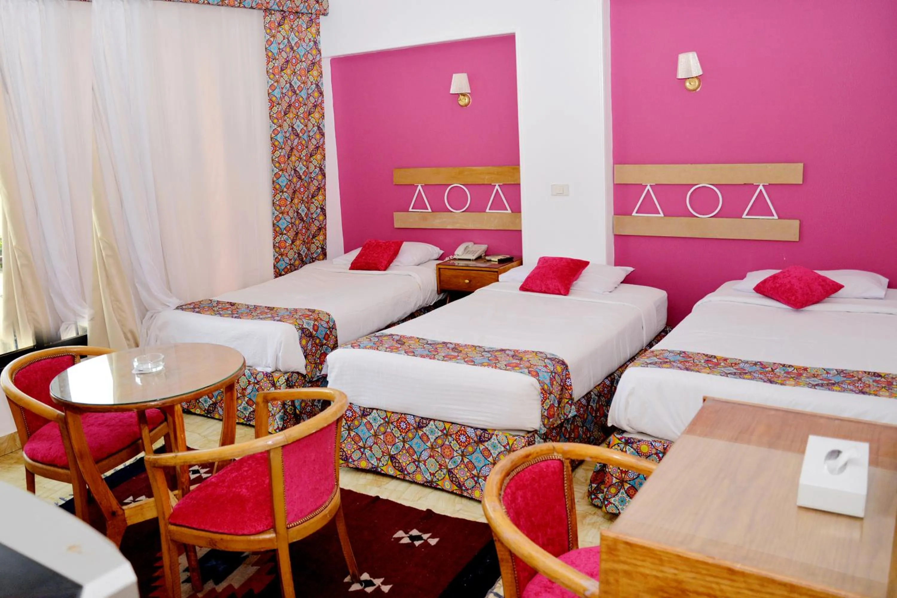 Bed in Marhaba Palace Hotel