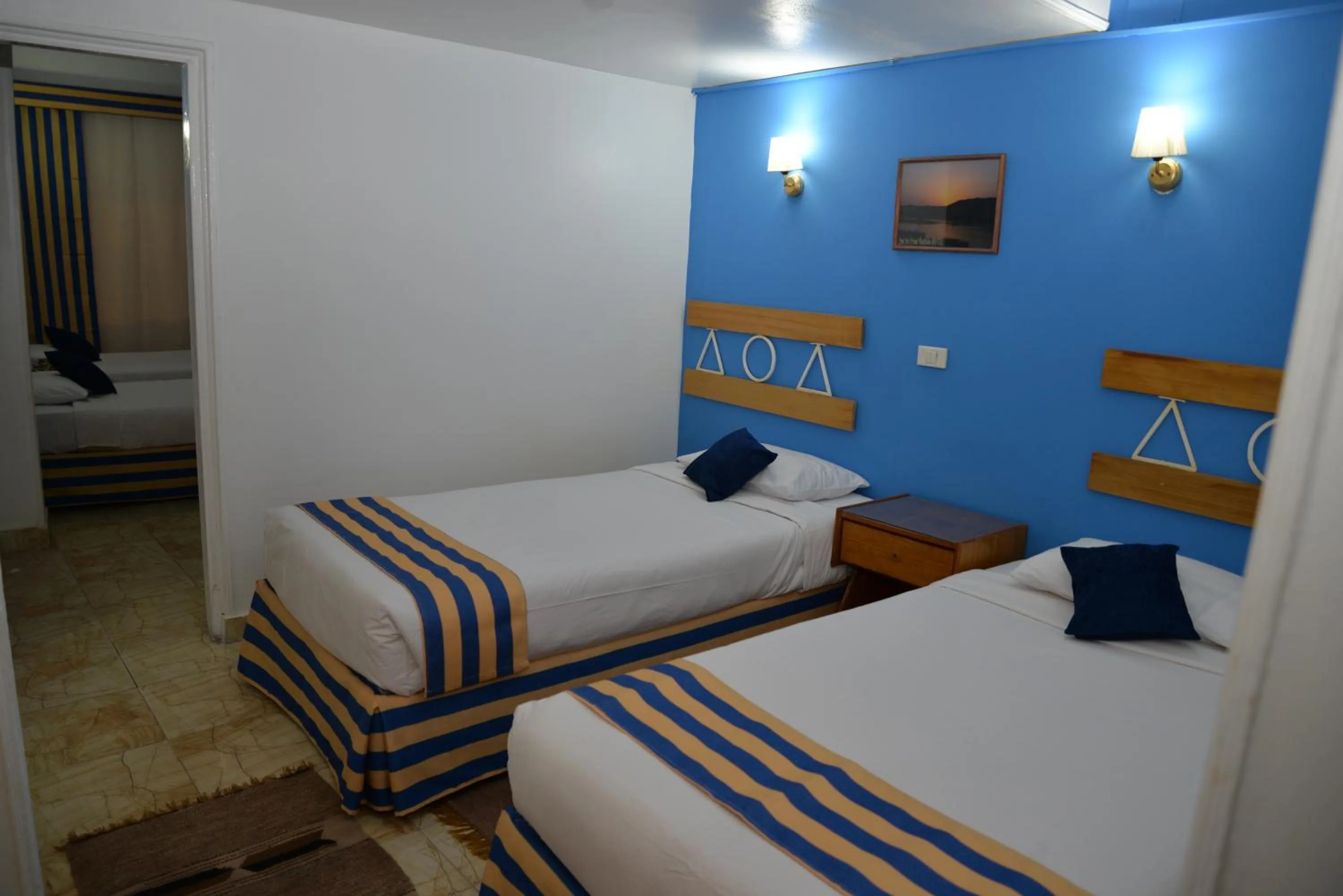 Bed in Marhaba Palace Hotel